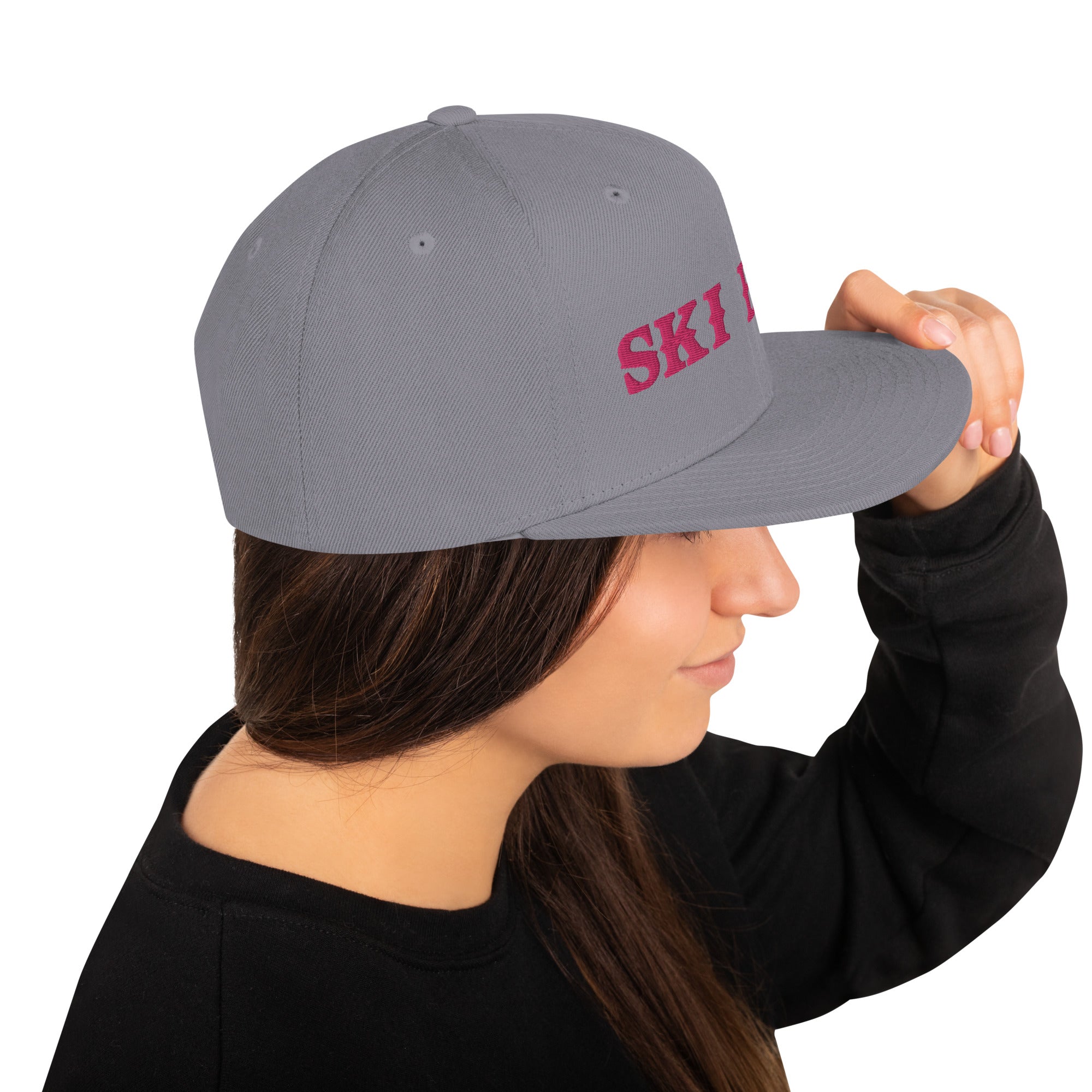 Casquette Snapback Wool Blend Ski Bum Flamingo