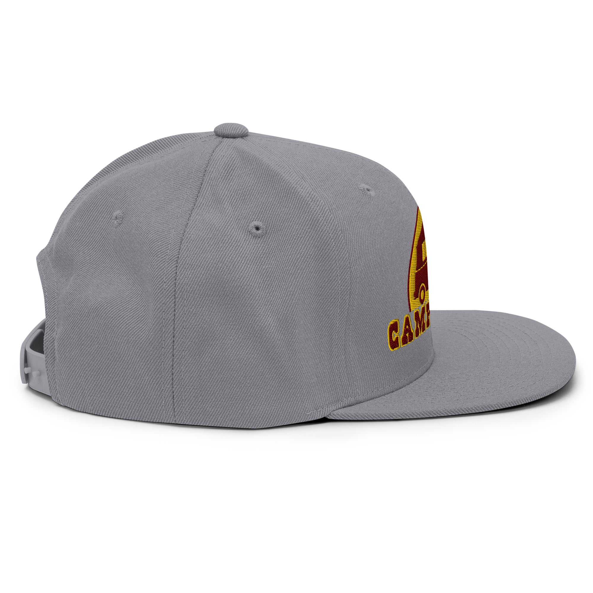 Casquette Snapback Wool Blend Camperfan marroon/yellow