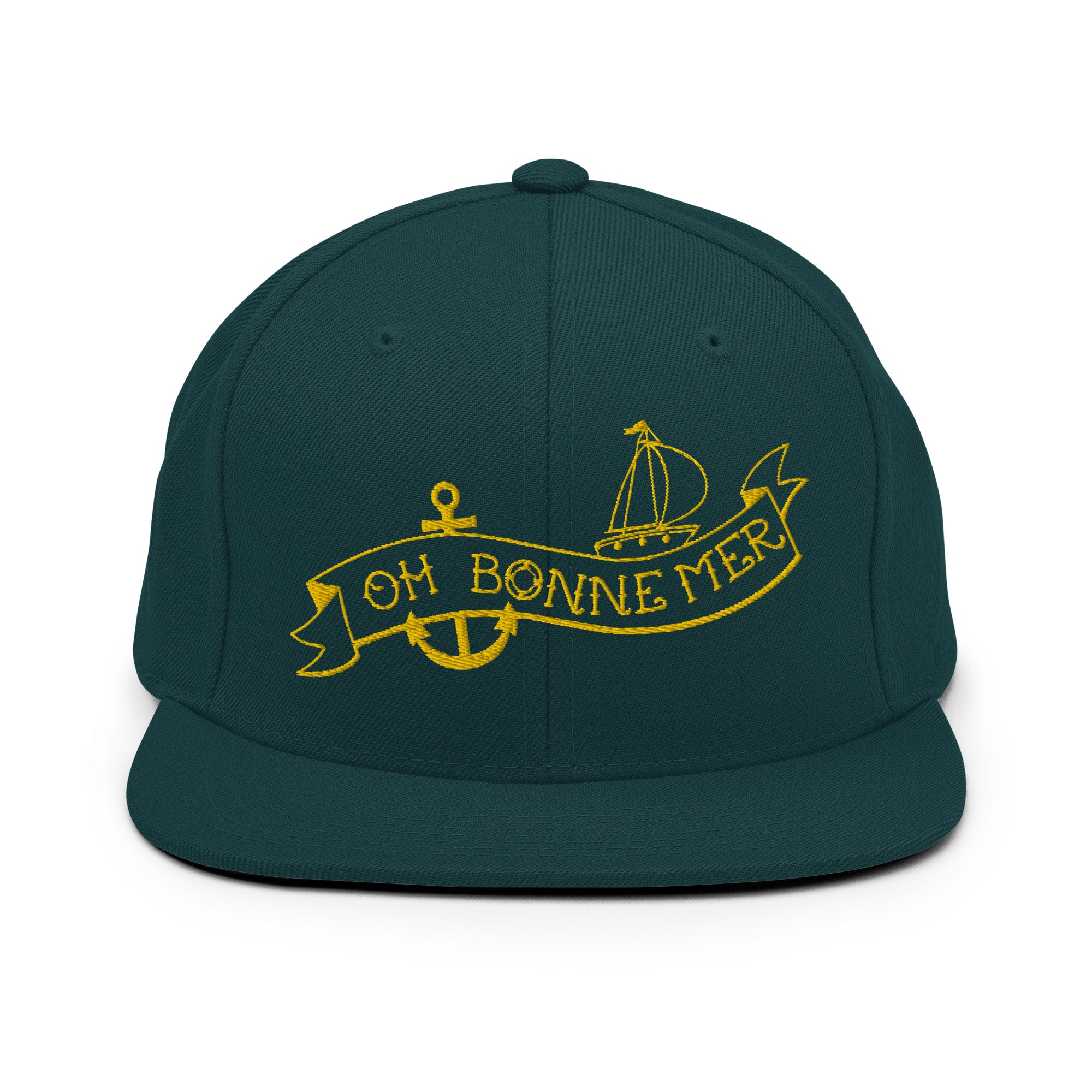 Casquette Snapback Wool Blend Oh Bonne Mer Tattoo Gold