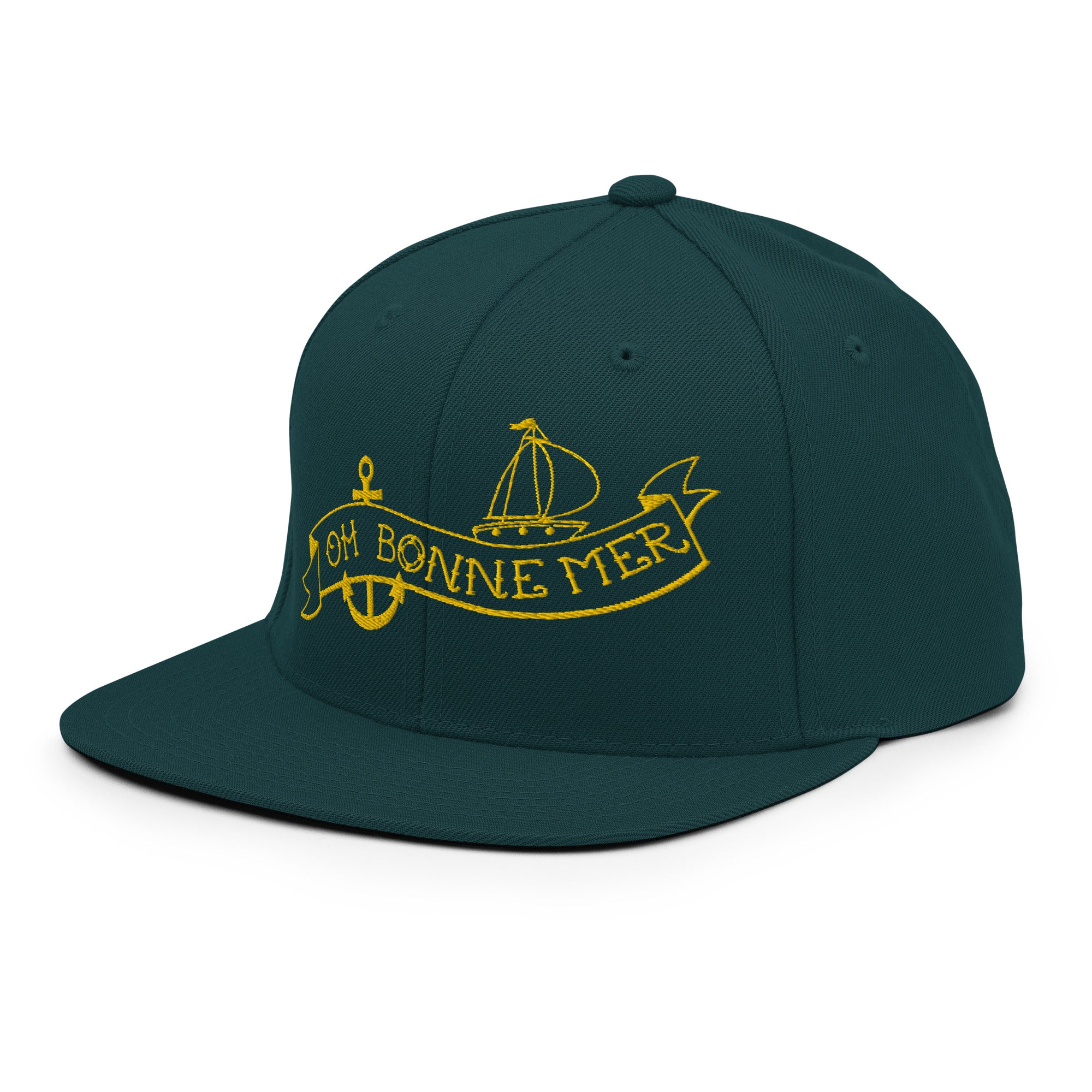 Casquette Snapback Wool Blend Oh Bonne Mer Tattoo Gold