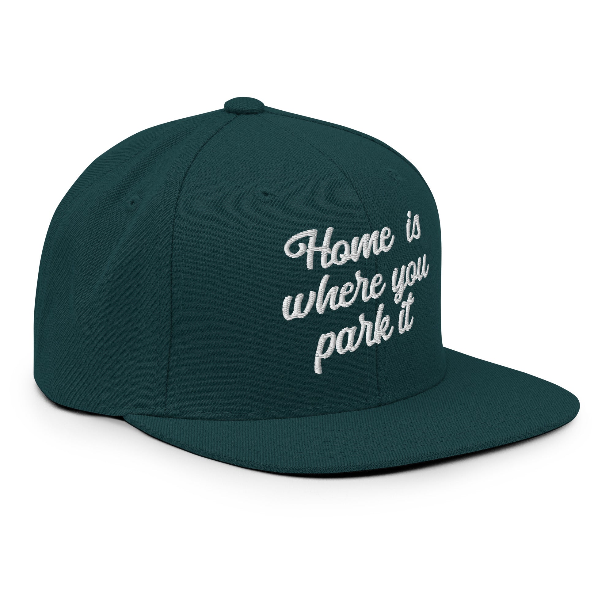 Casquette Snapback Wool Blend Home is where you park it