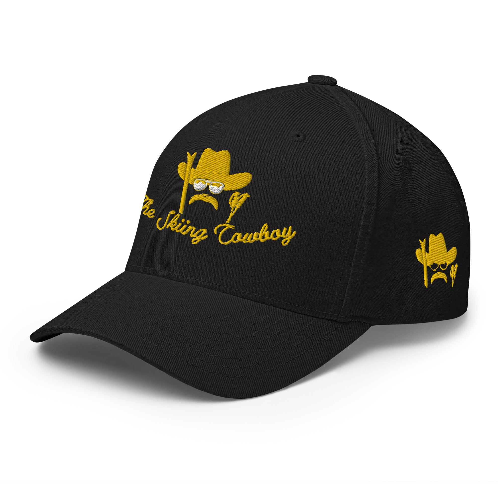 Casquette Structurée en Sergé The Skiing Cowboy doré