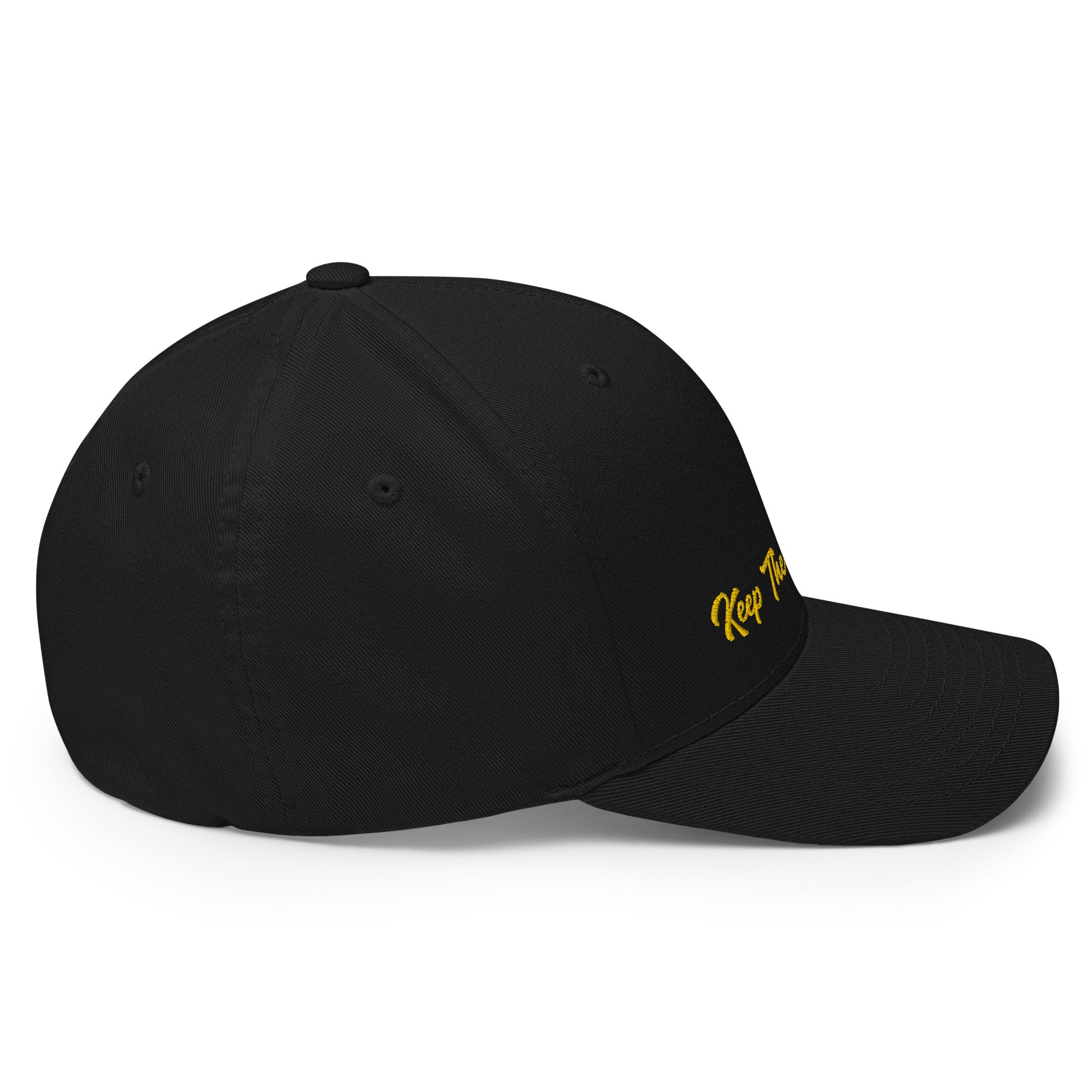 Structured Twill Cap Keep The Sea Clean Gold