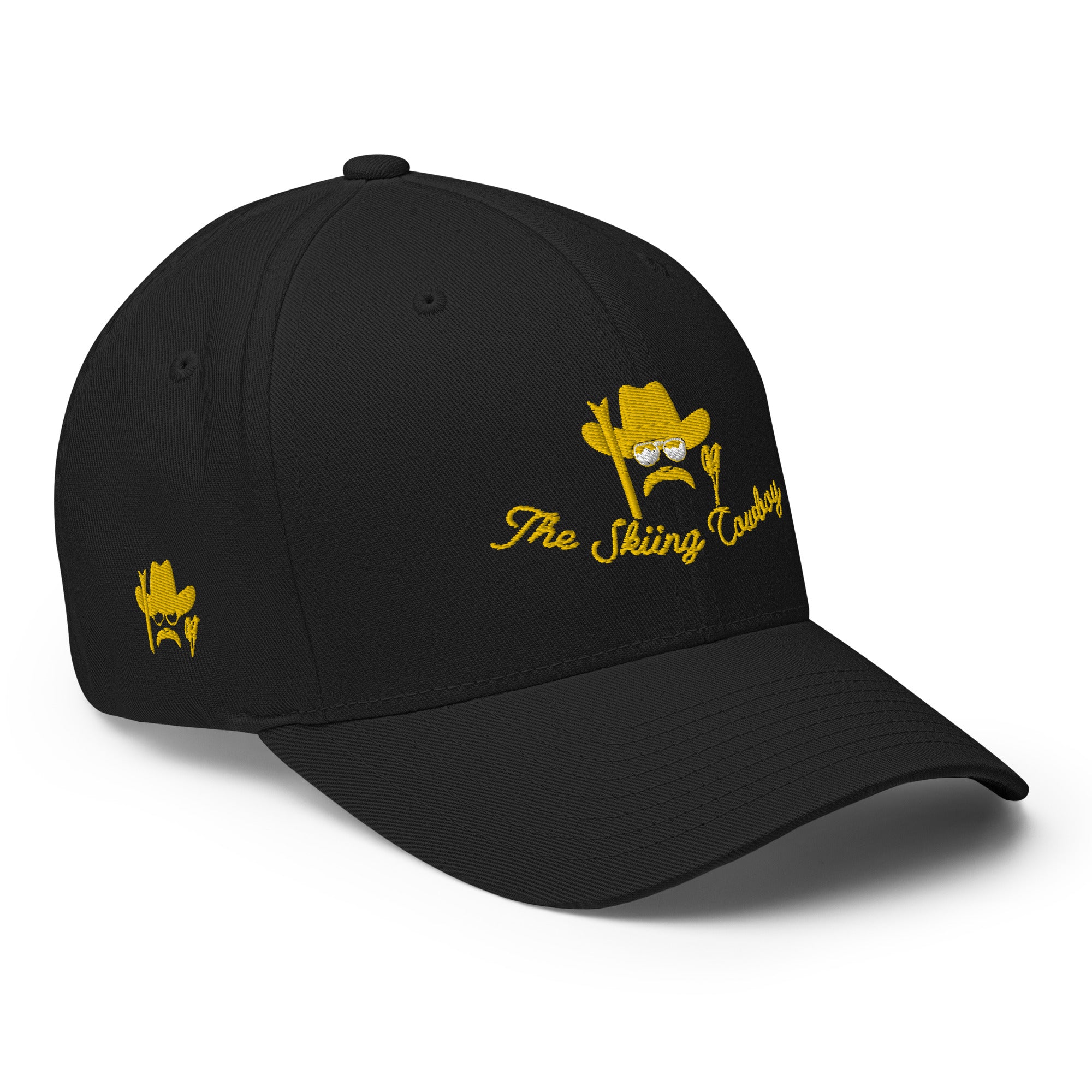 Casquette Structurée en Sergé The Skiing Cowboy doré