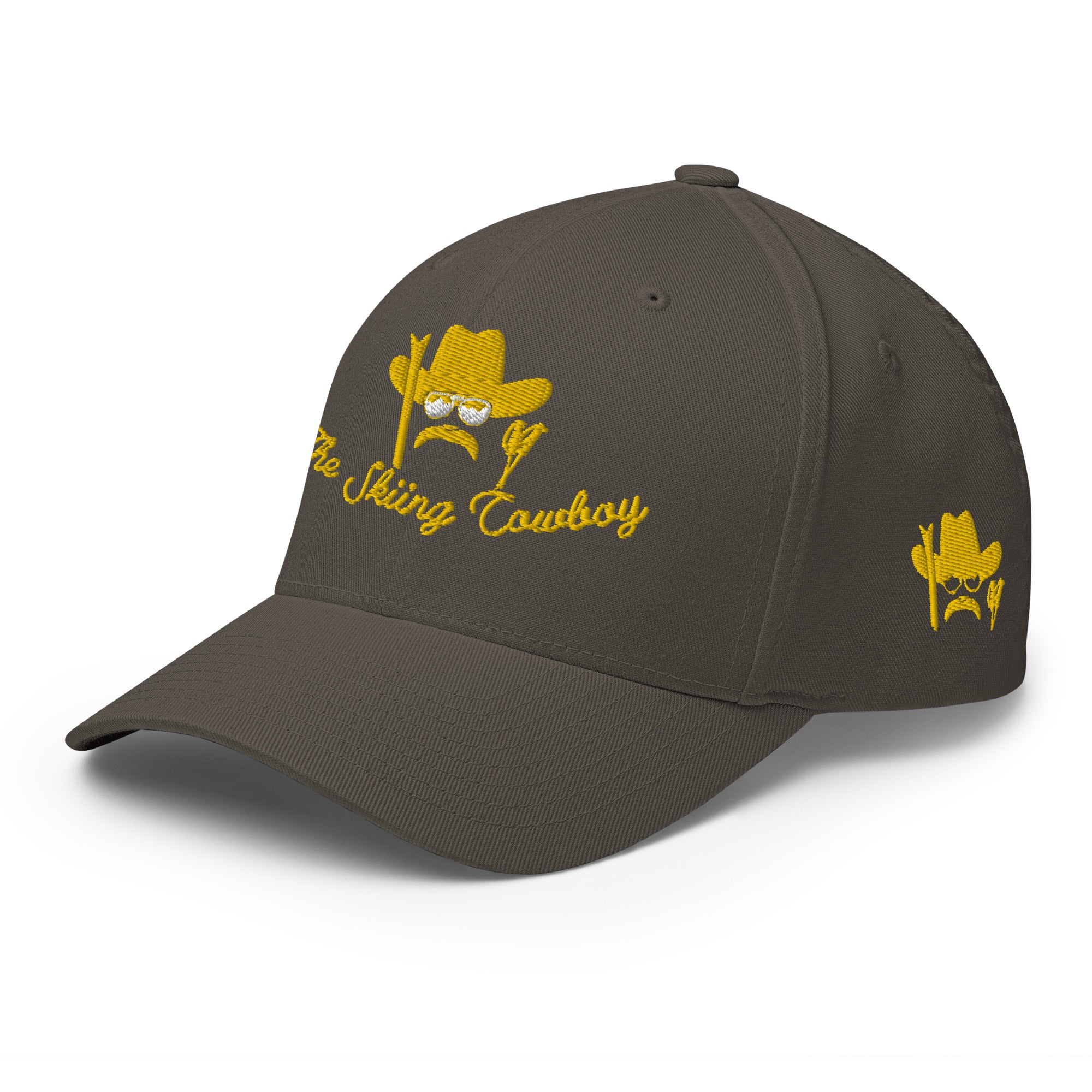 Casquette Structurée en Sergé The Skiing Cowboy doré