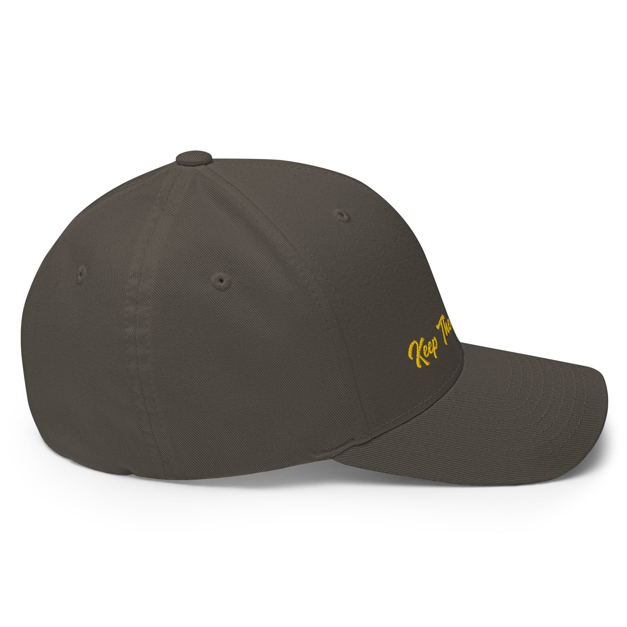 Structured Twill Cap Keep The Sea Clean Gold