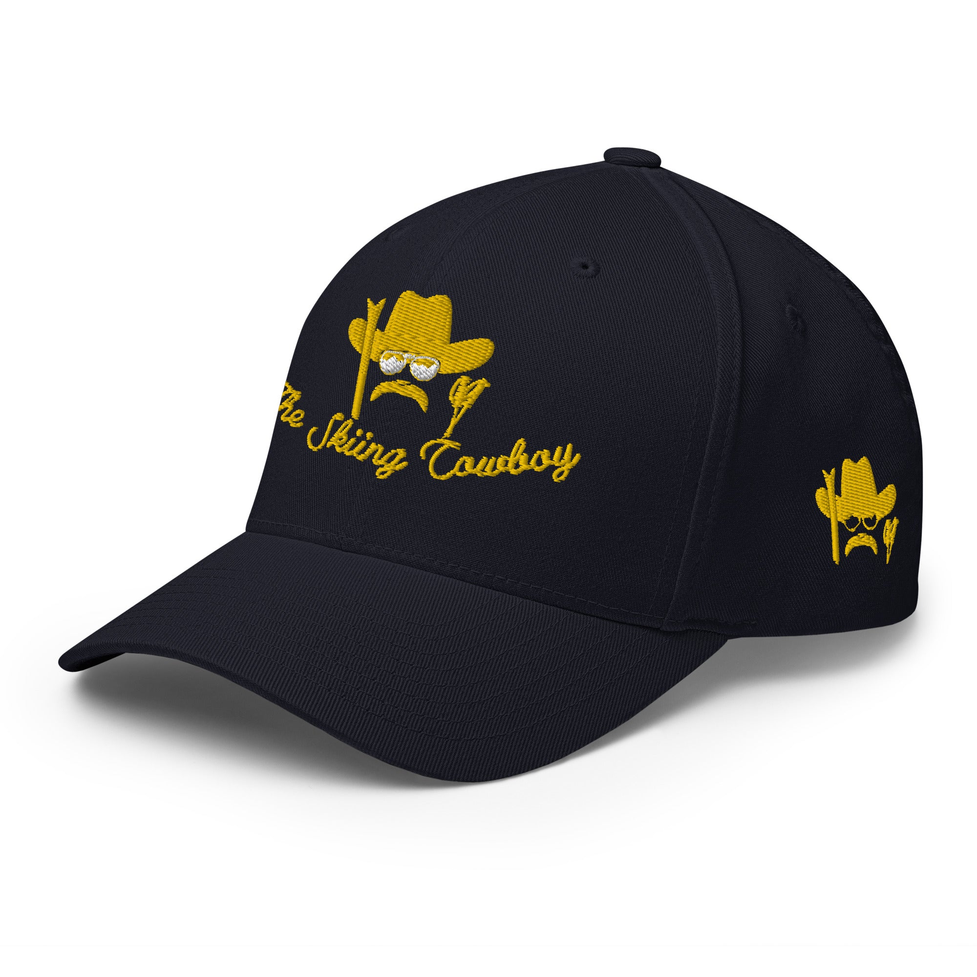 Casquette Structurée en Sergé The Skiing Cowboy doré