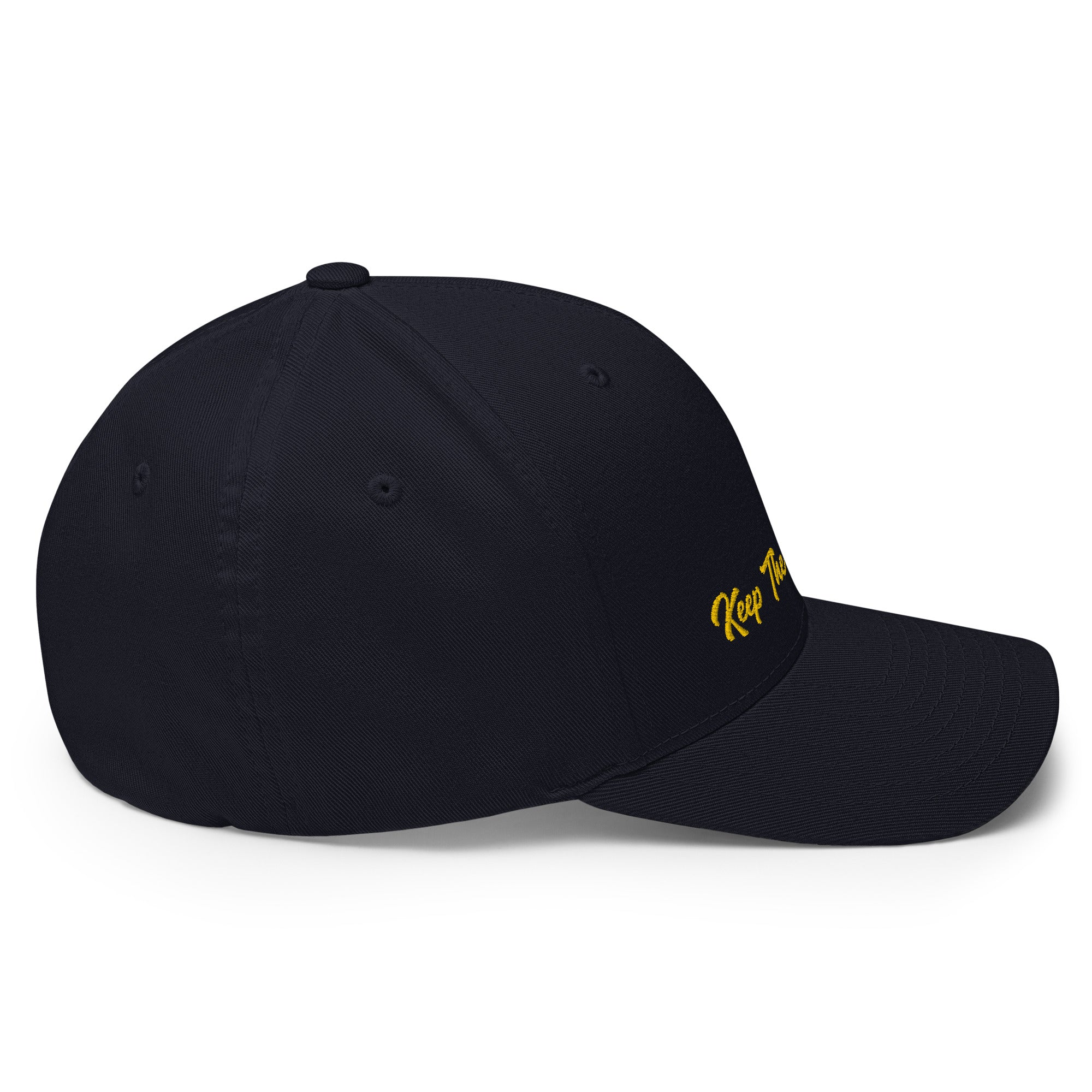 Structured Twill Cap Keep The Sea Clean Gold