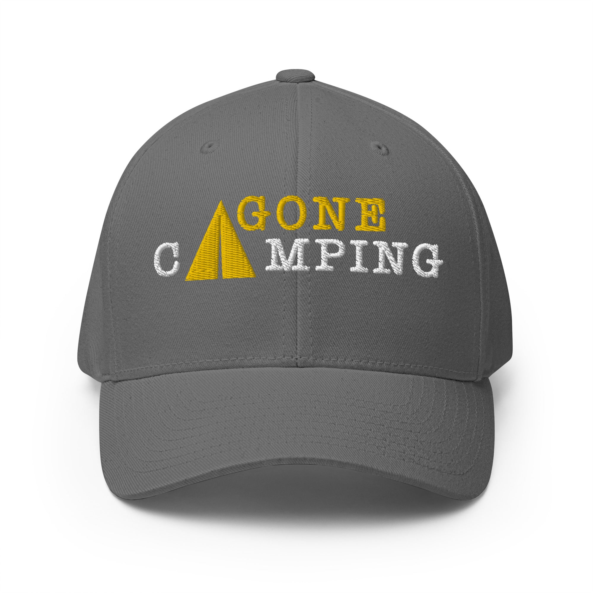 Casquette Structurée en Sergé Gone Camping Gold/White