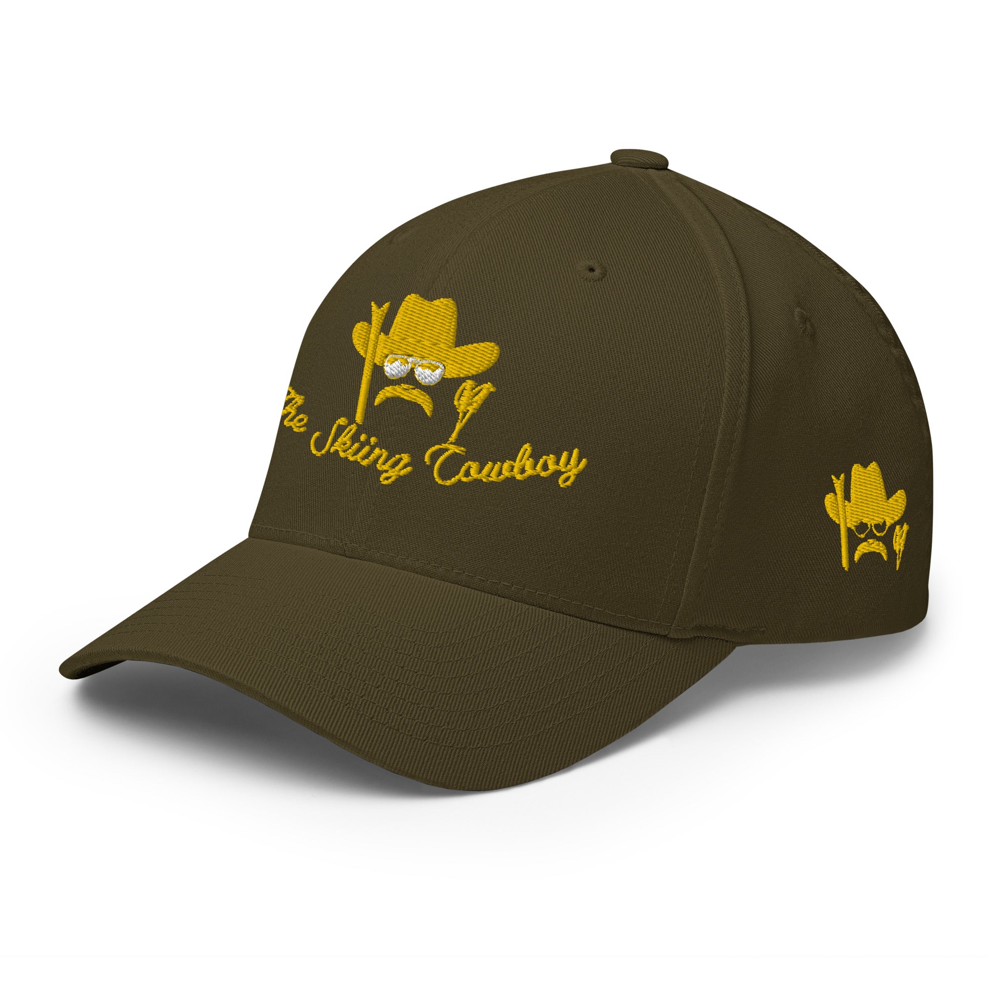 Casquette Structurée en Sergé The Skiing Cowboy doré