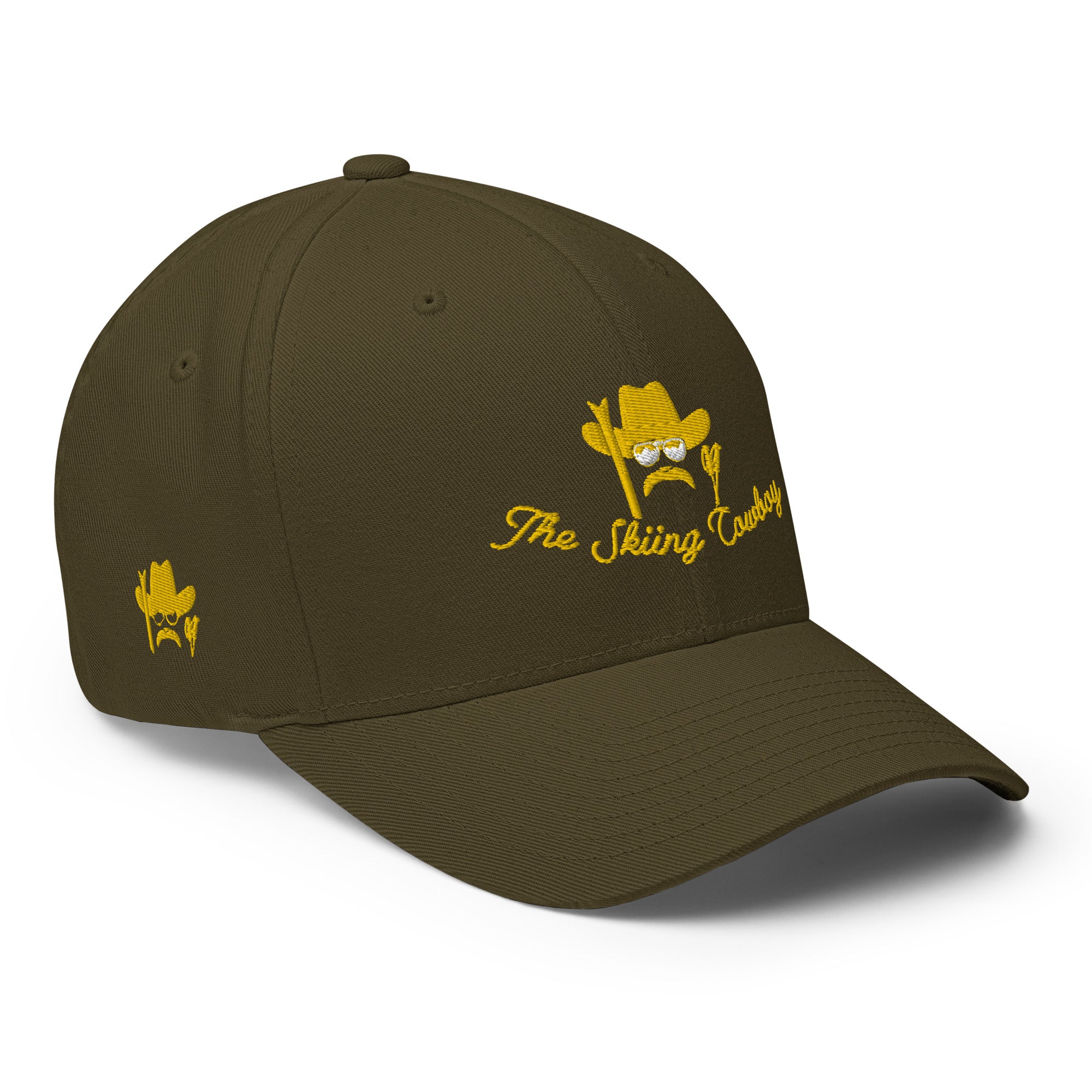 Casquette Structurée en Sergé The Skiing Cowboy doré