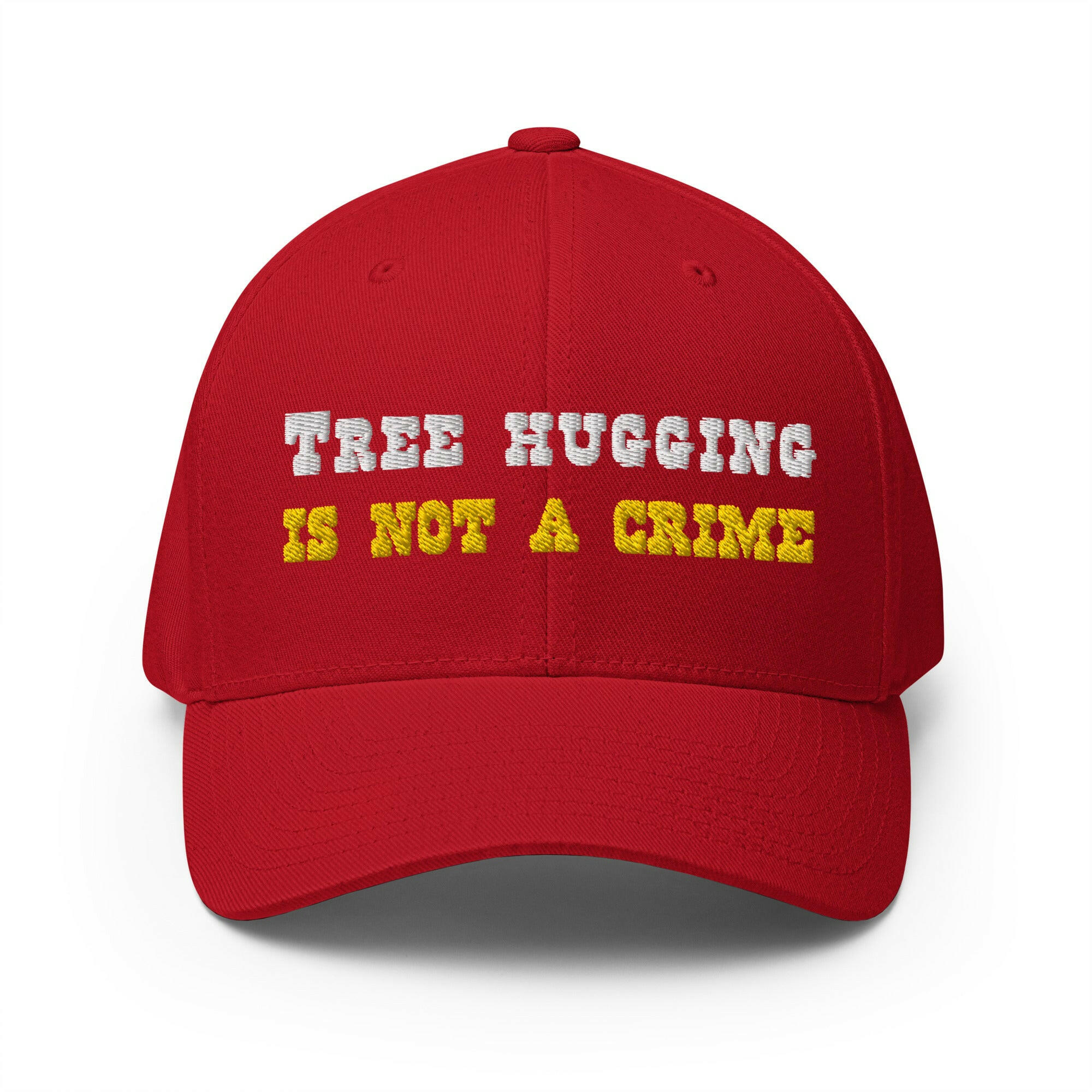 Structured Twill Cap Tree Hugging is not a crime