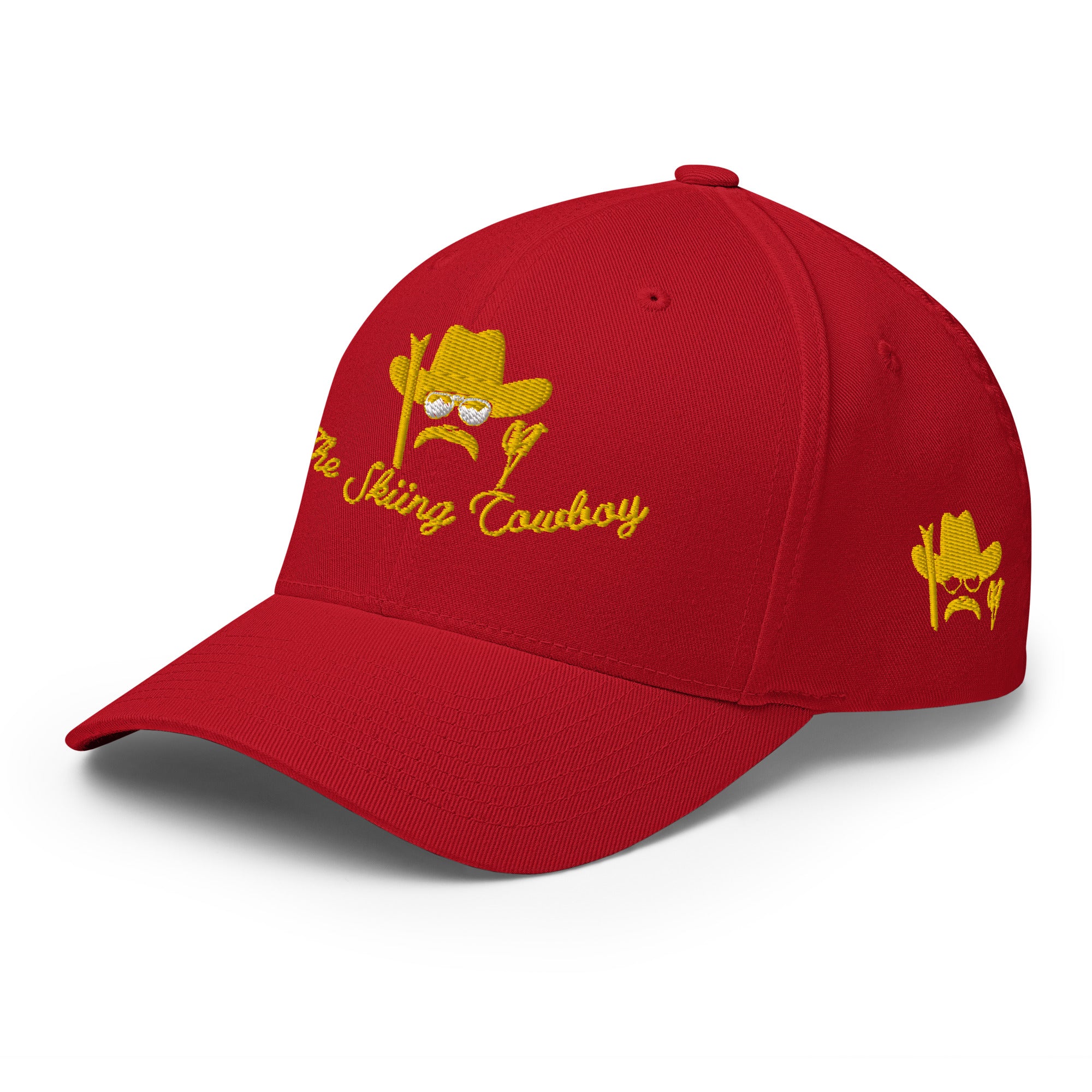 Casquette Structurée en Sergé The Skiing Cowboy doré