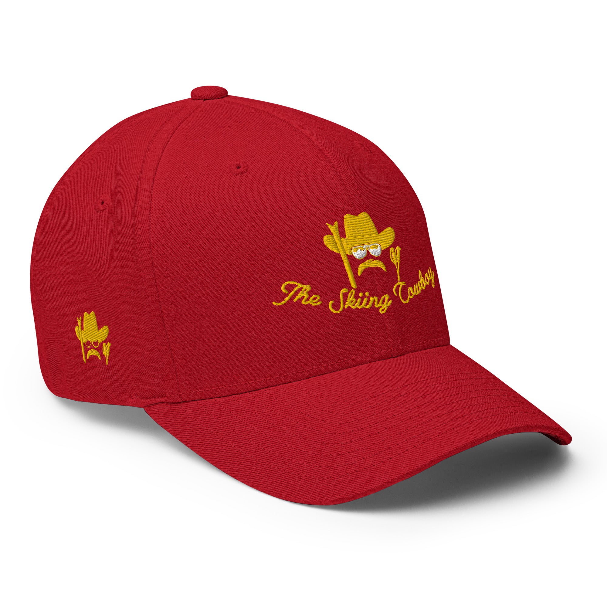 Casquette Structurée en Sergé The Skiing Cowboy doré