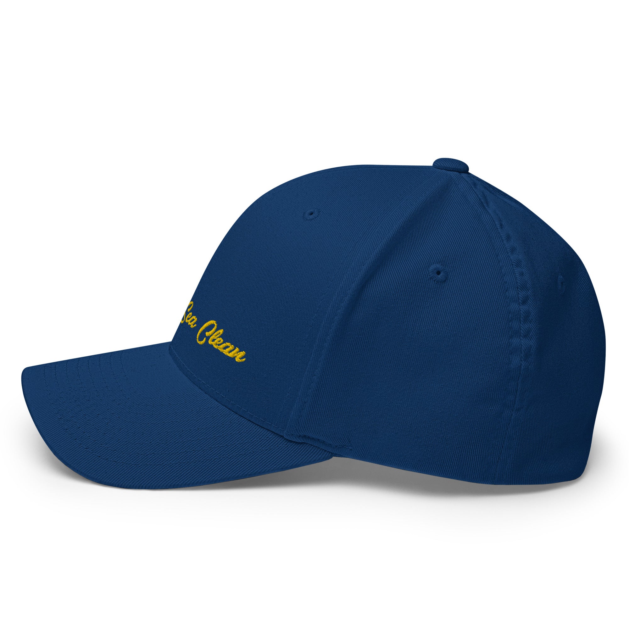 Structured Twill Cap Keep The Sea Clean Gold