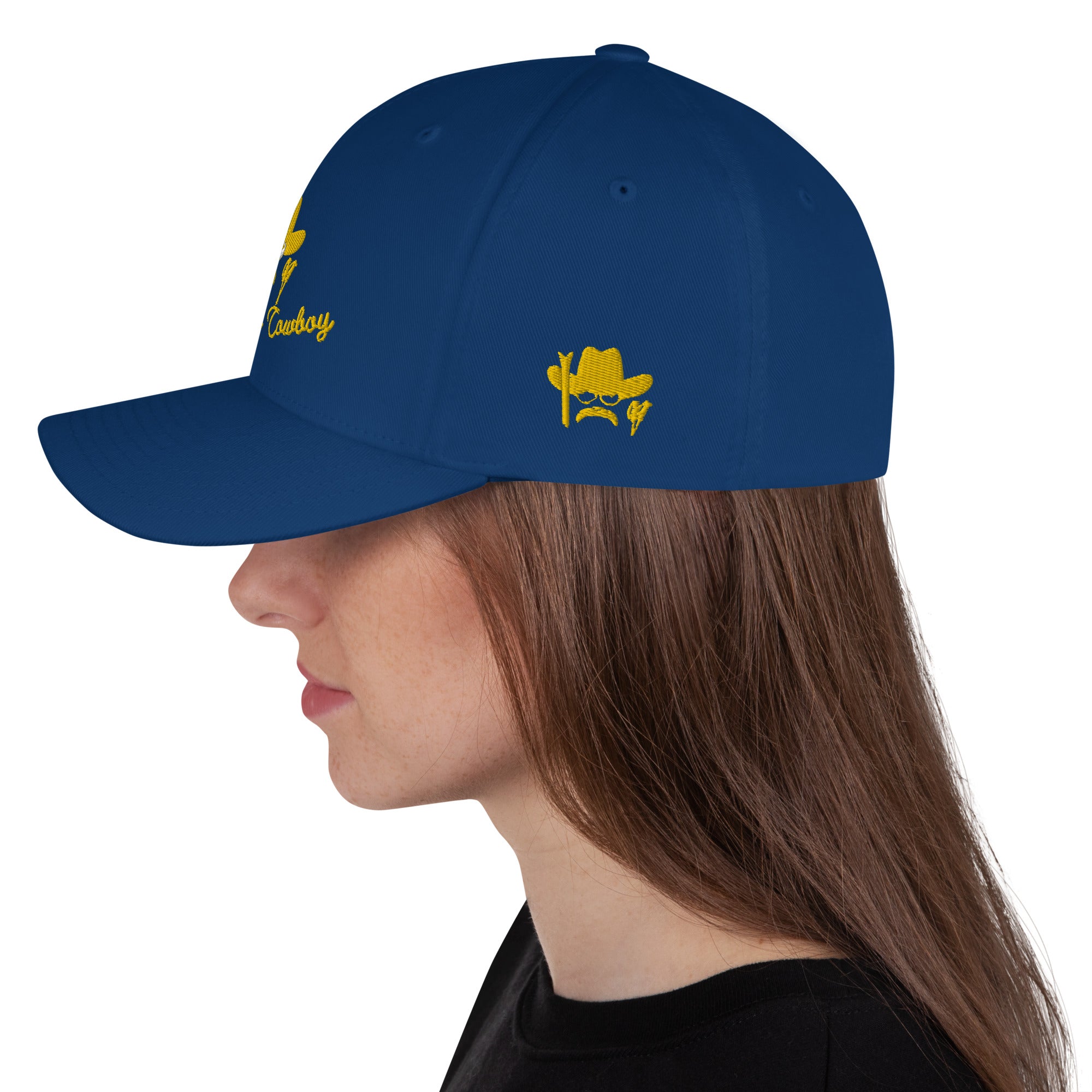 Casquette Structurée en Sergé The Skiing Cowboy doré
