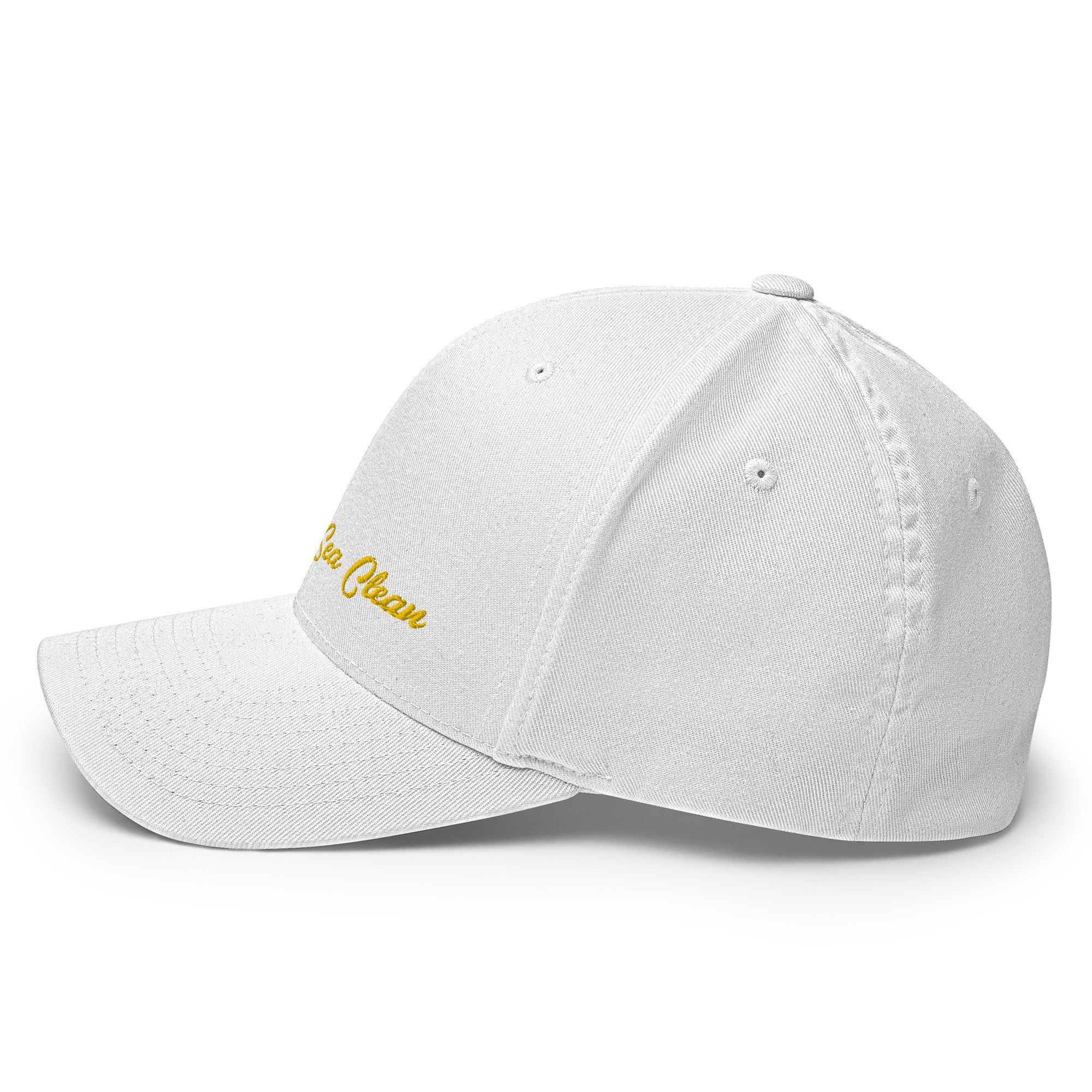 Structured Twill Cap Keep The Sea Clean Gold
