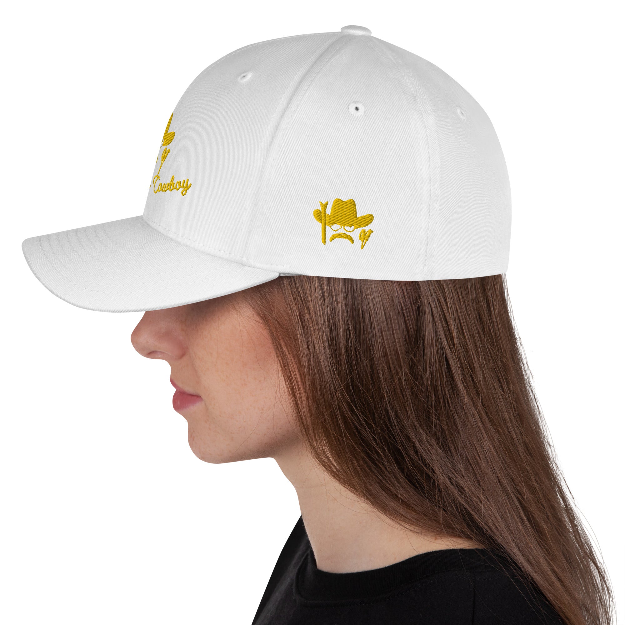 Casquette Structurée en Sergé The Skiing Cowboy doré