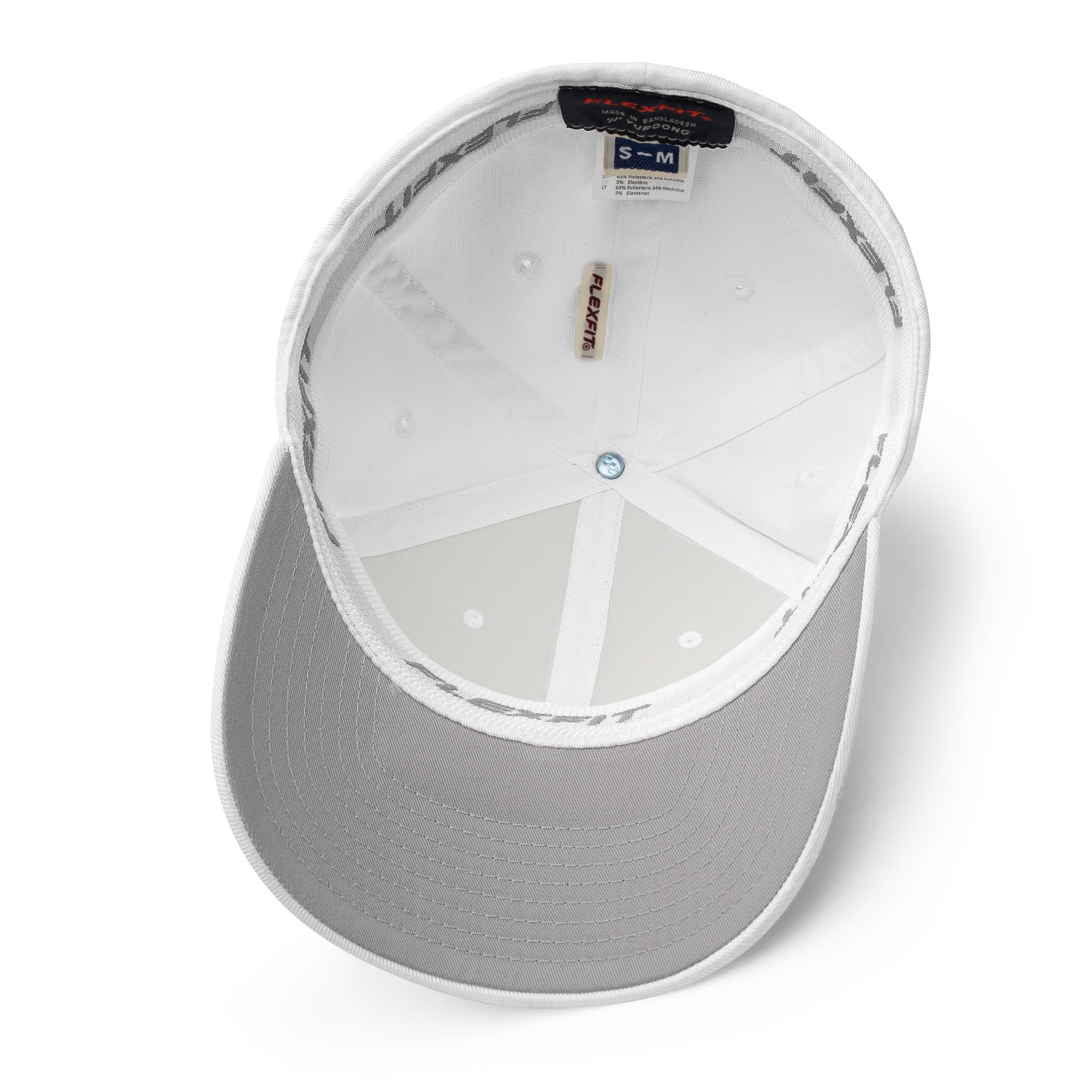 Casquette Structurée en Sergé Peace, Love and Fresh Snow Gold letters
