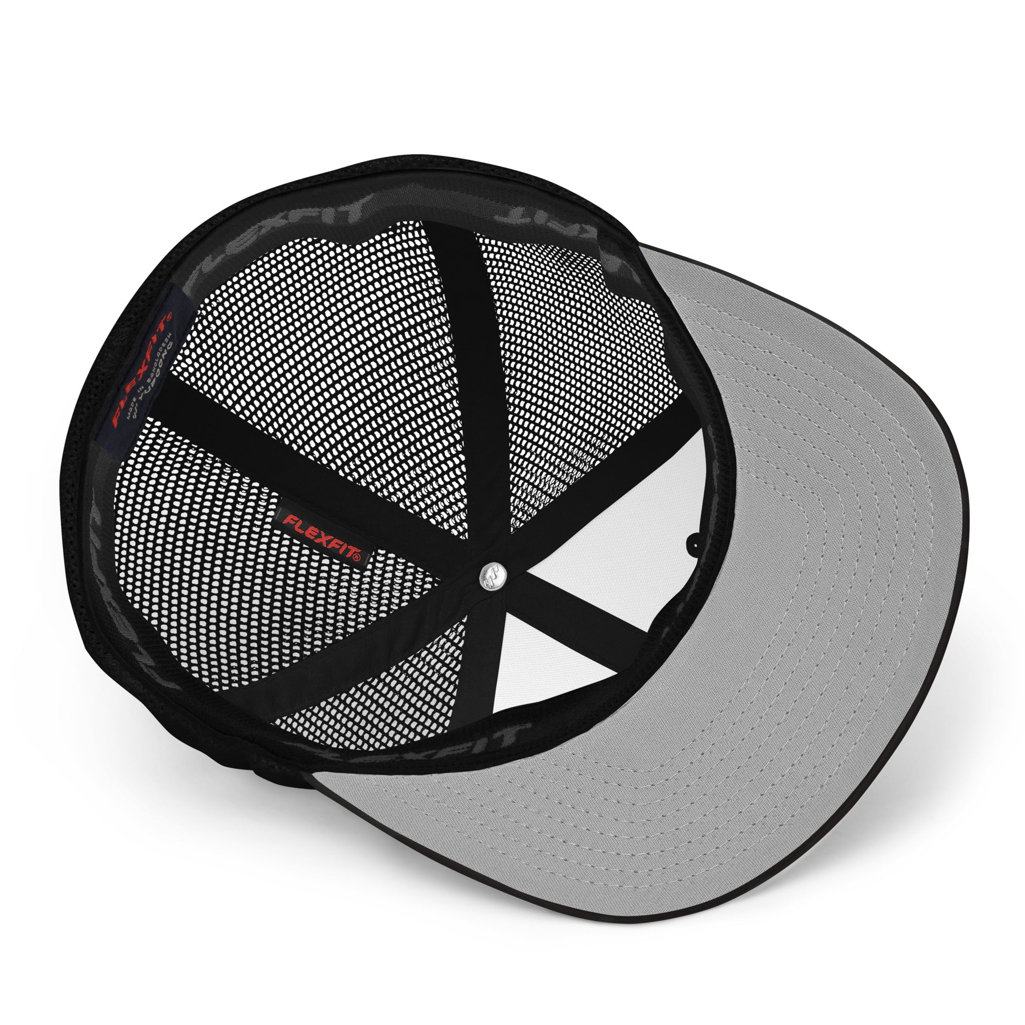 Casquette trucker renforcée Free camping is not a crime flamingo/yellow