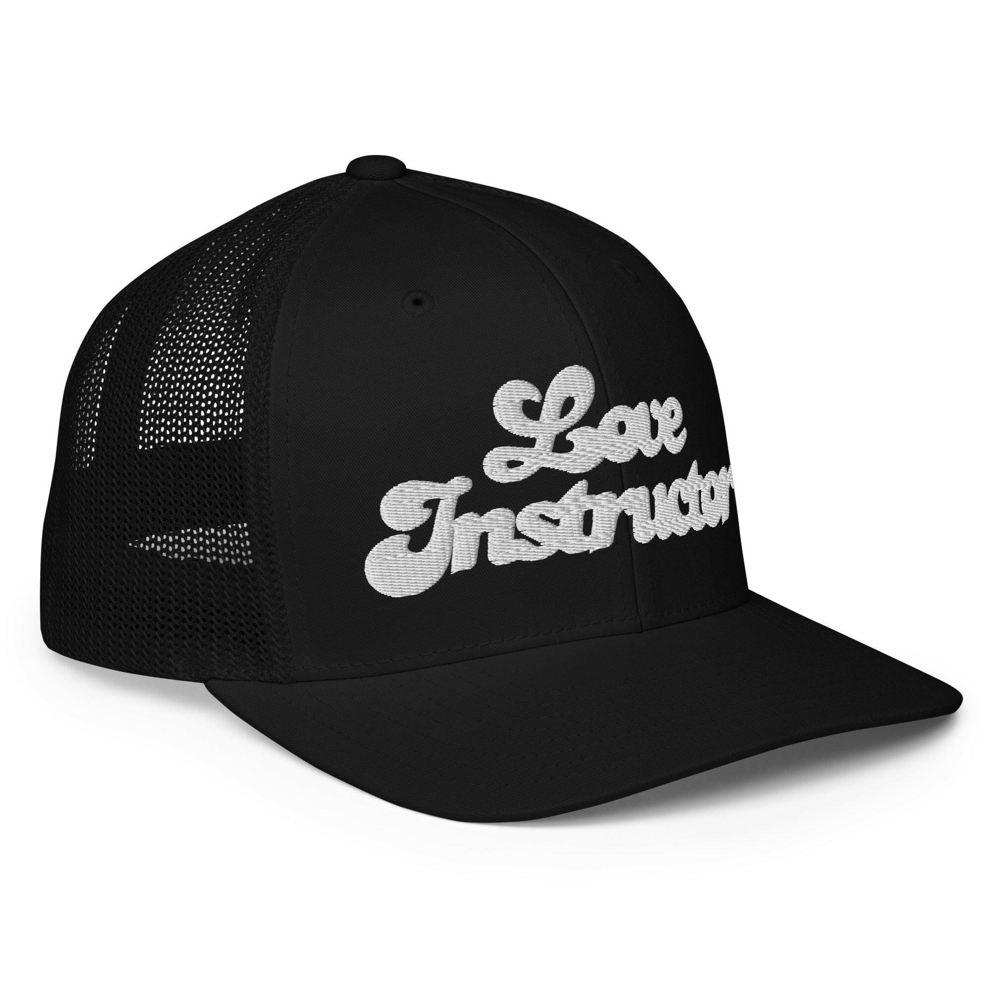 Closed-back trucker cap Love instructor White