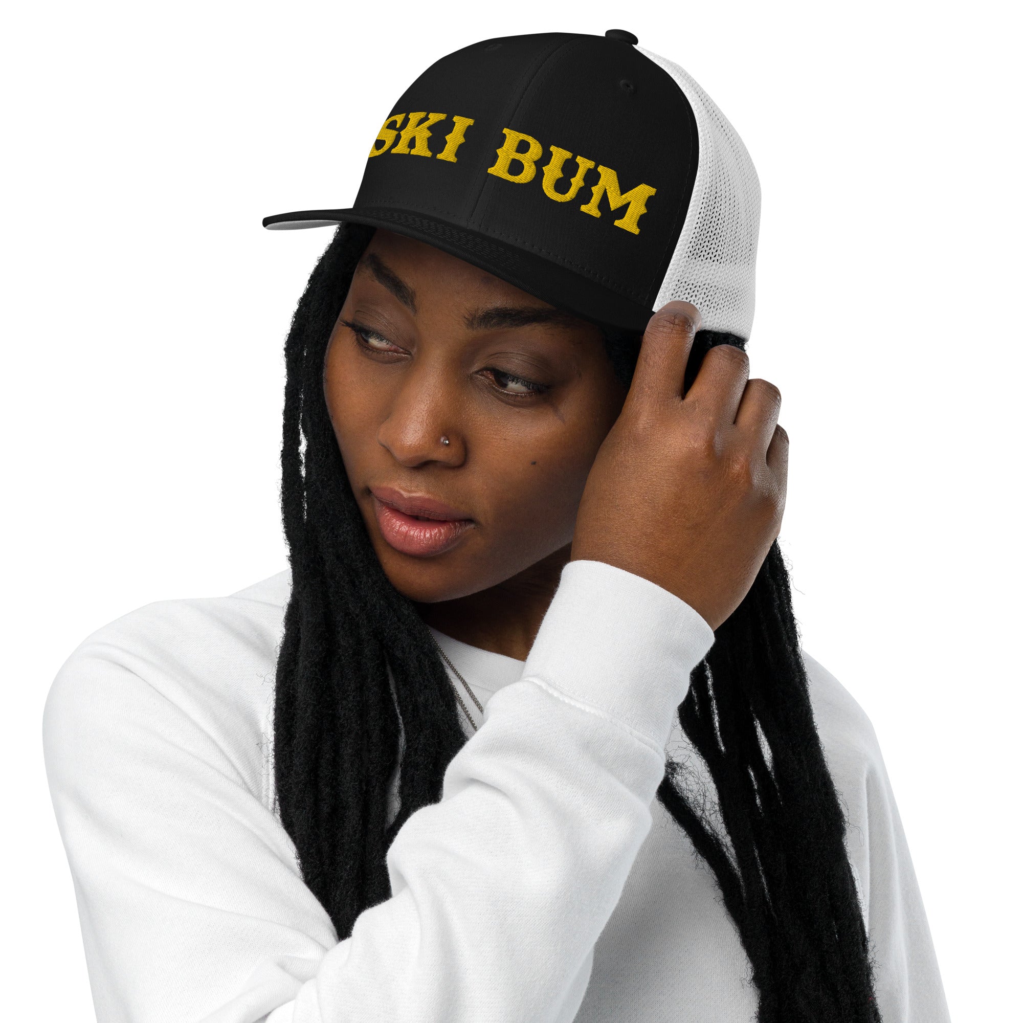 Casquette trucker renforcée Ski Bum Gold 3DPuffy