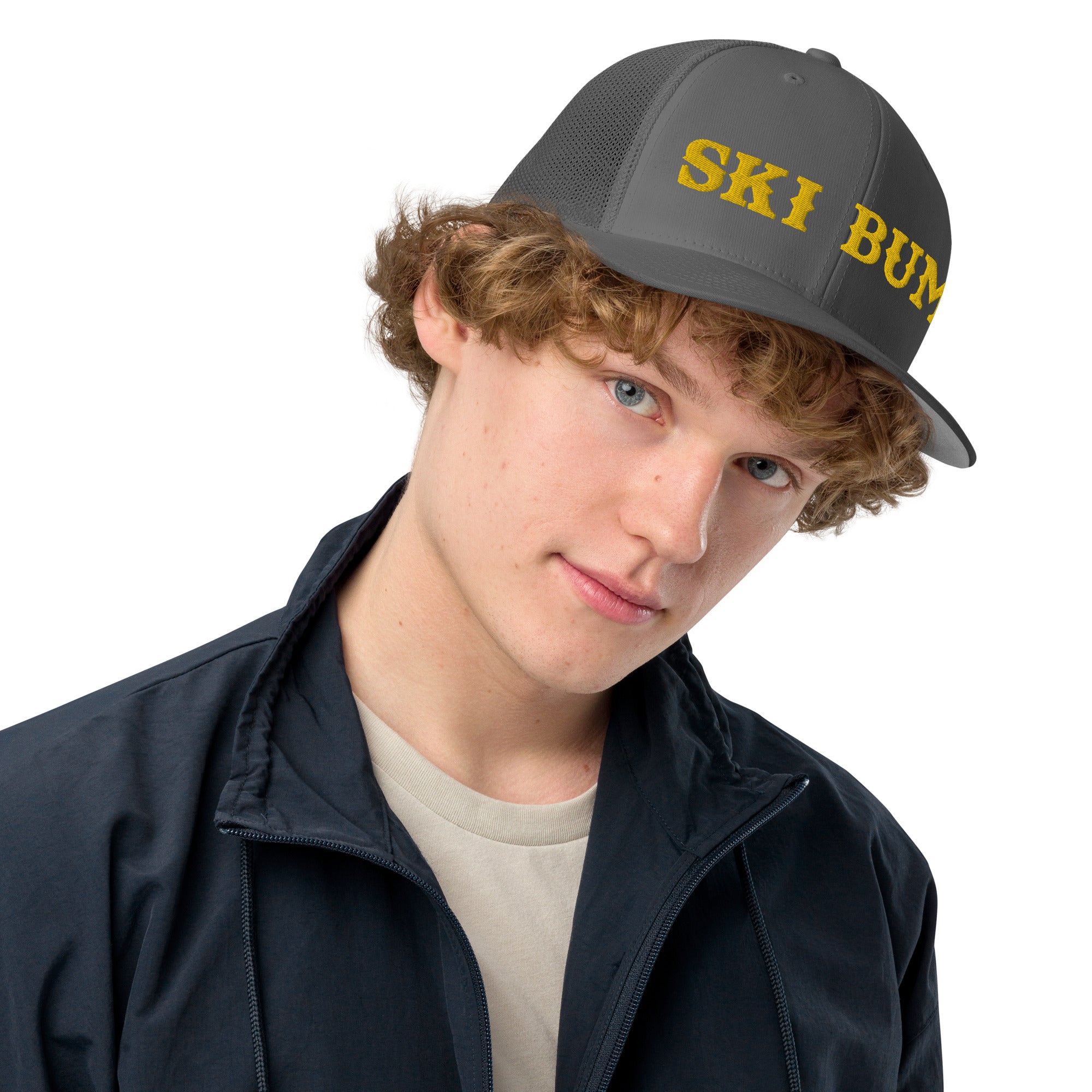 Casquette trucker renforcée Ski Bum Gold 3DPuffy