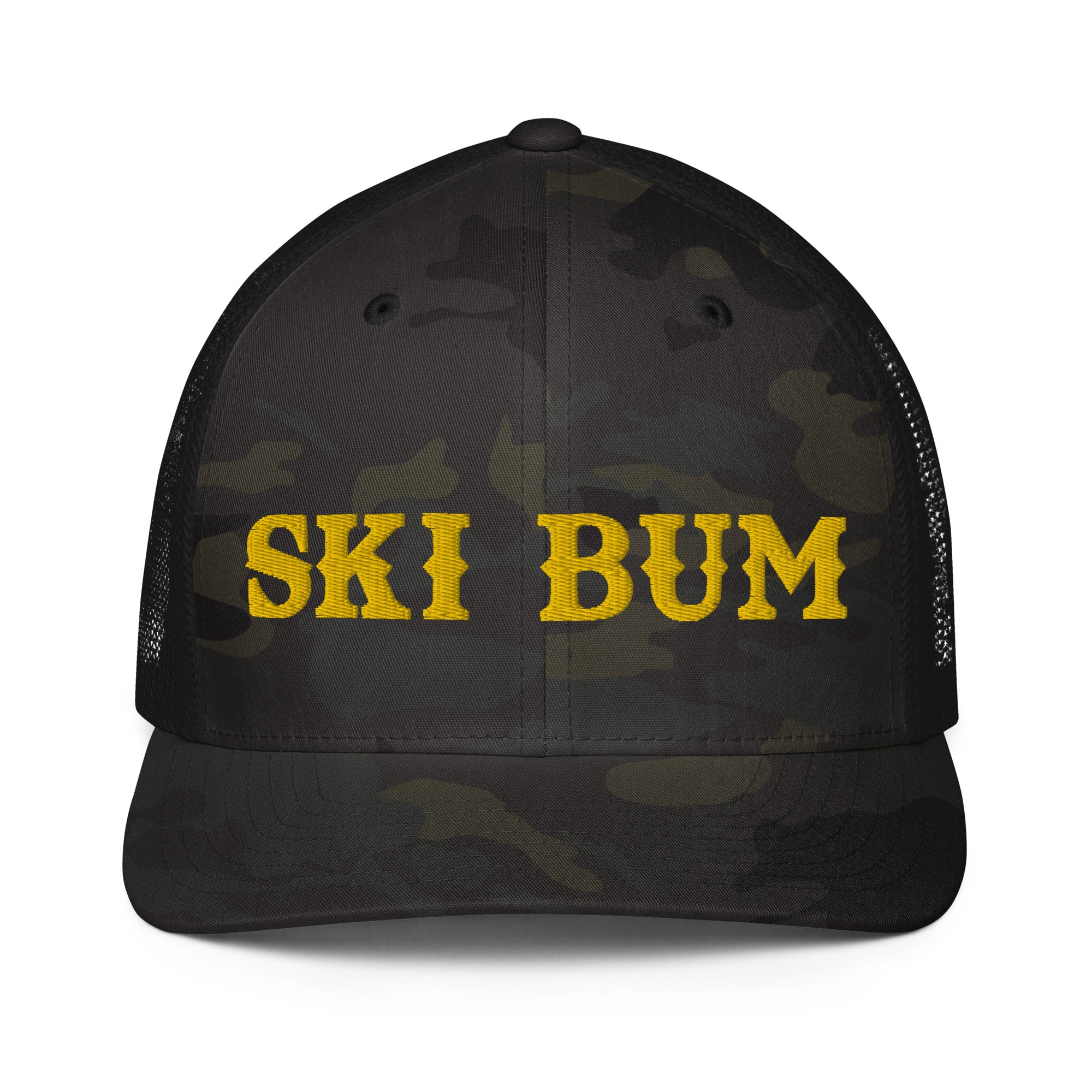 Casquette trucker renforcée Ski Bum Gold 3DPuffy
