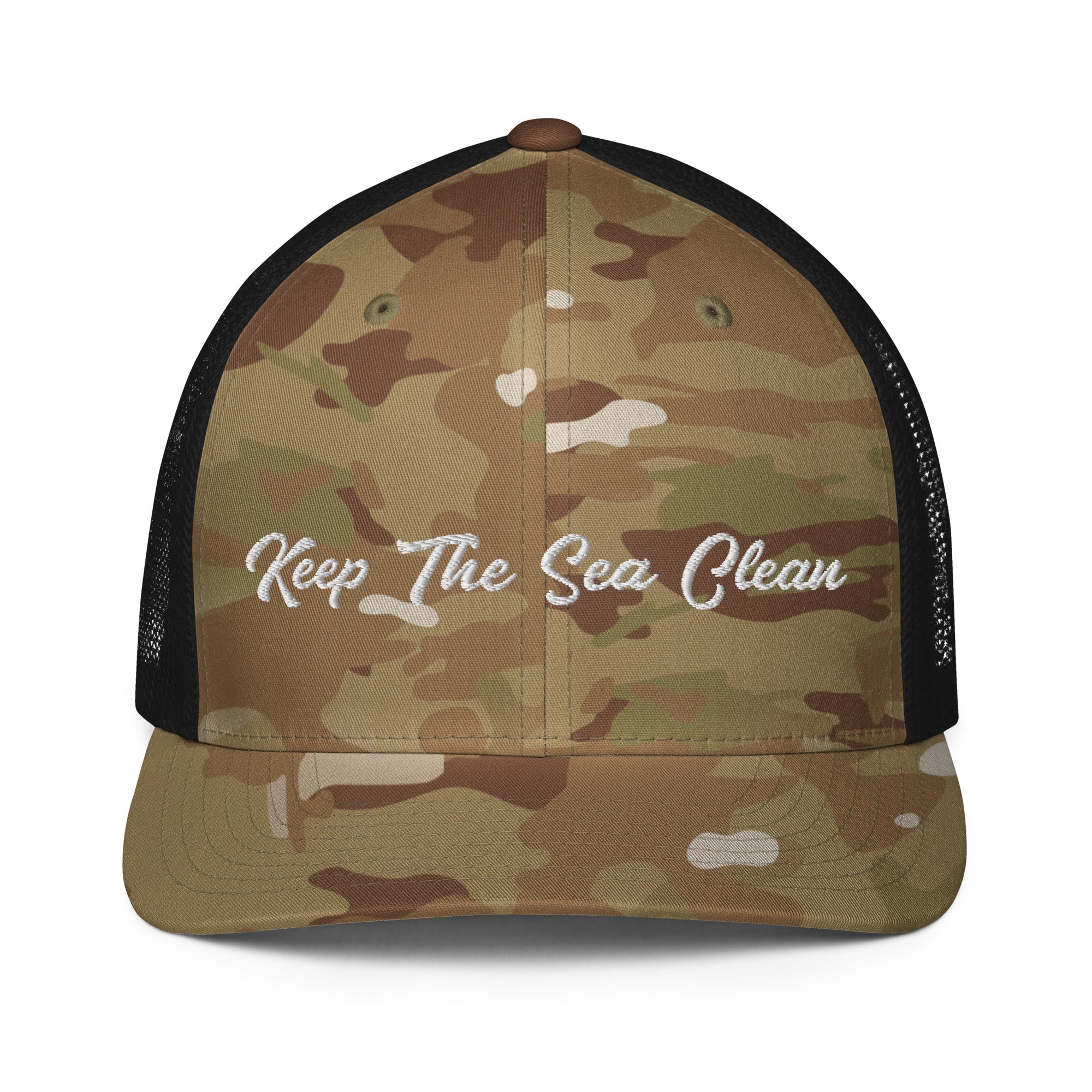 Casquette trucker renforcée Keep The Sea Clean White