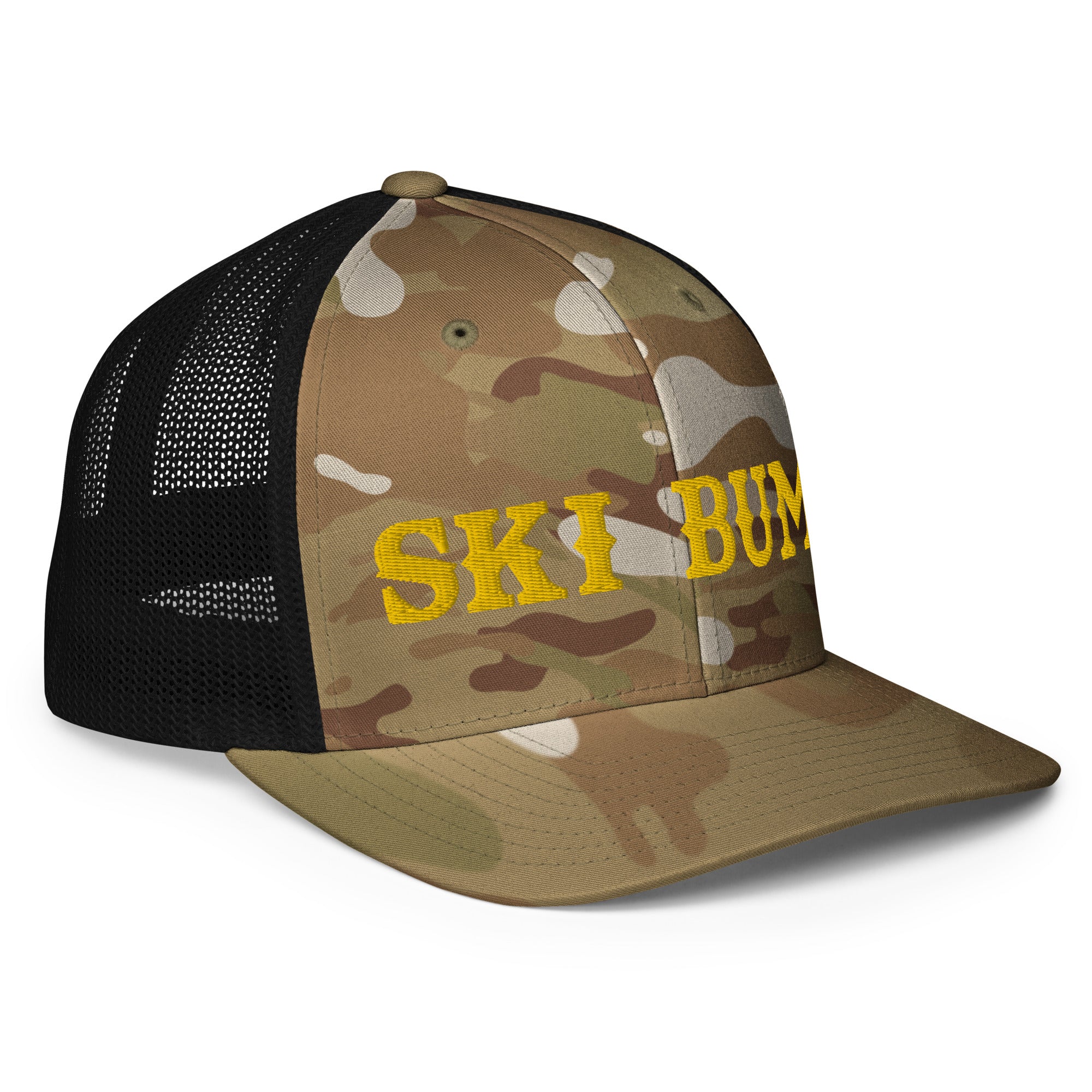 Casquette trucker renforcée Ski Bum Gold 3DPuffy