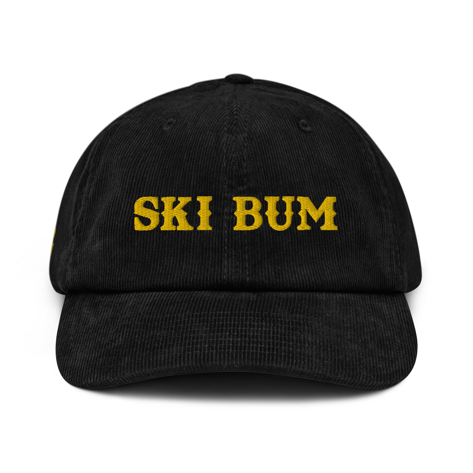 Casquette en velours côtelé Ski Bum Doré