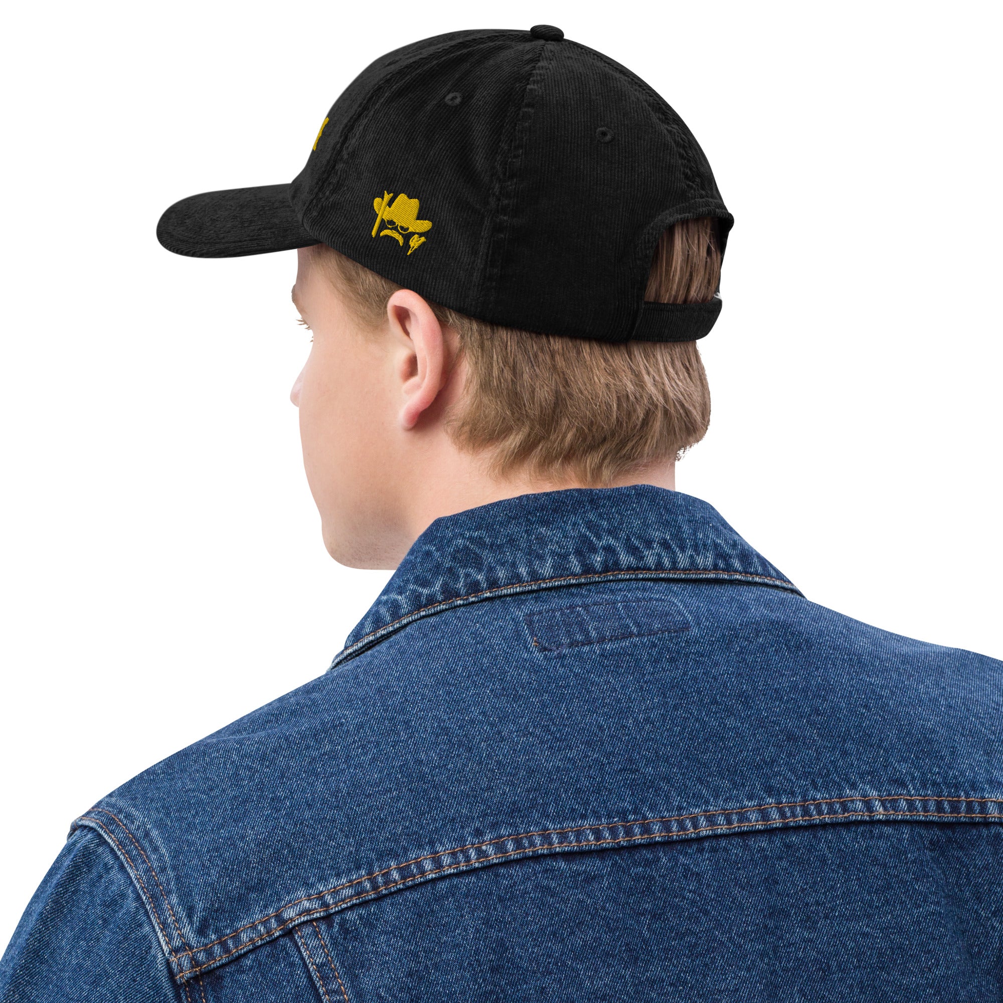 Casquette en velours côtelé Ski Bum Doré