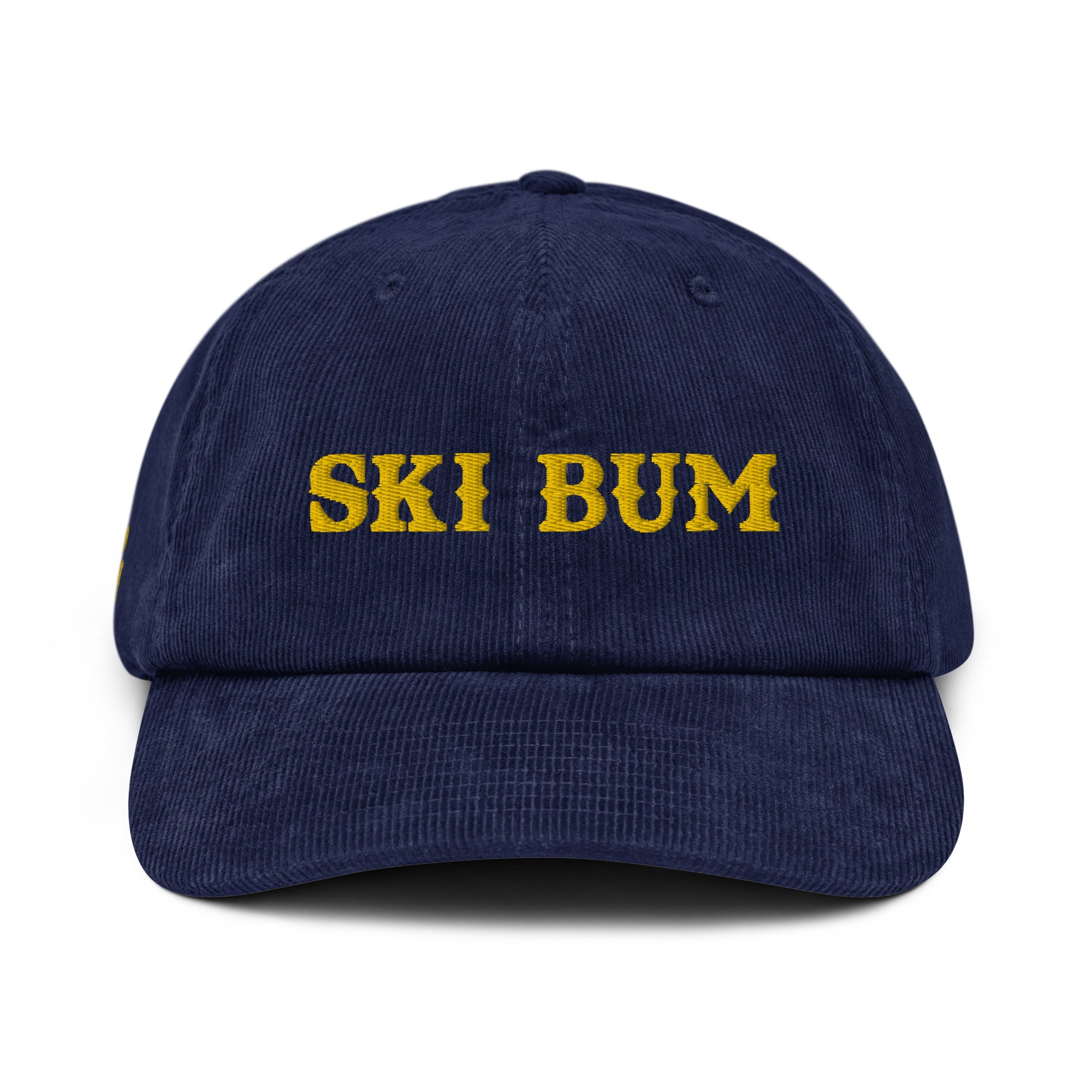 Casquette en velours côtelé Ski Bum Doré