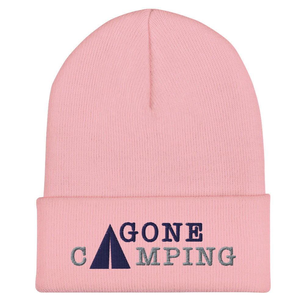 Cuffed Beanie Gone Camping Navy/Grey
