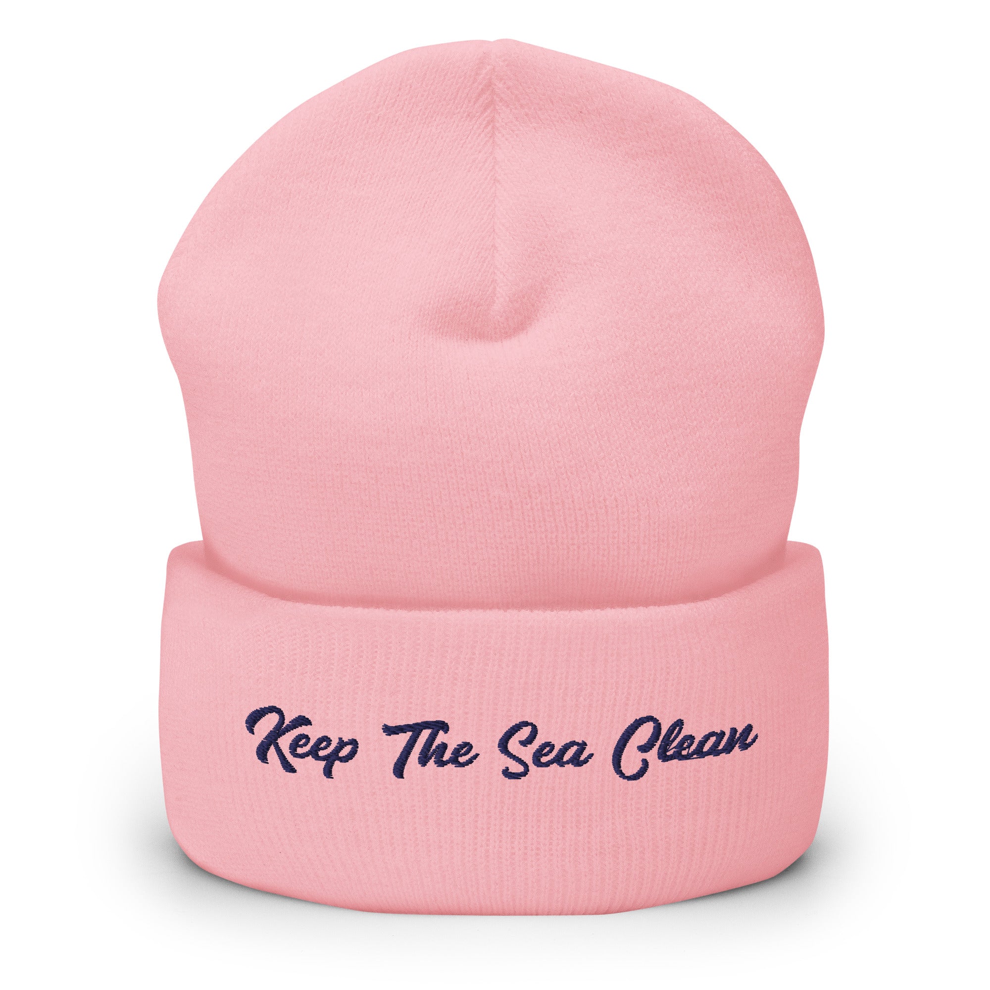 Bonnet old school à revers Keep The Sea Clean Navy