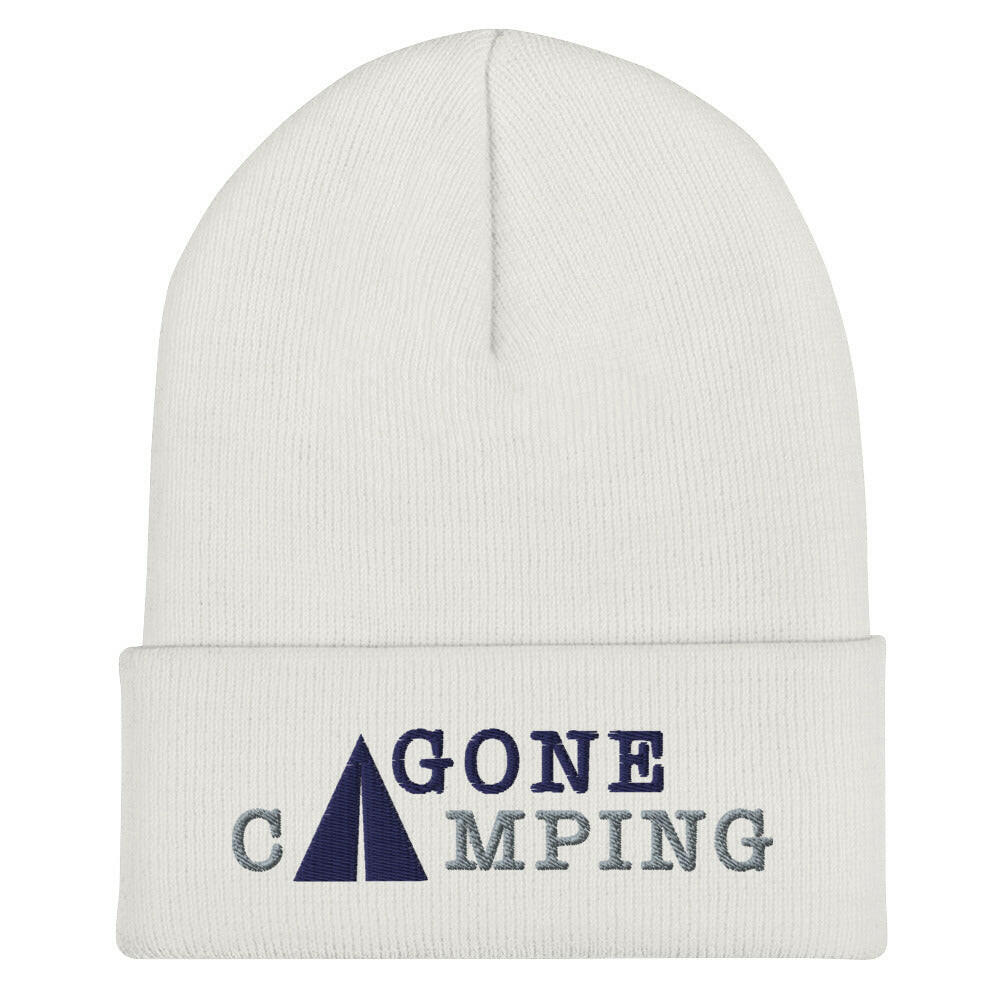 Cuffed Beanie Gone Camping Navy/Grey