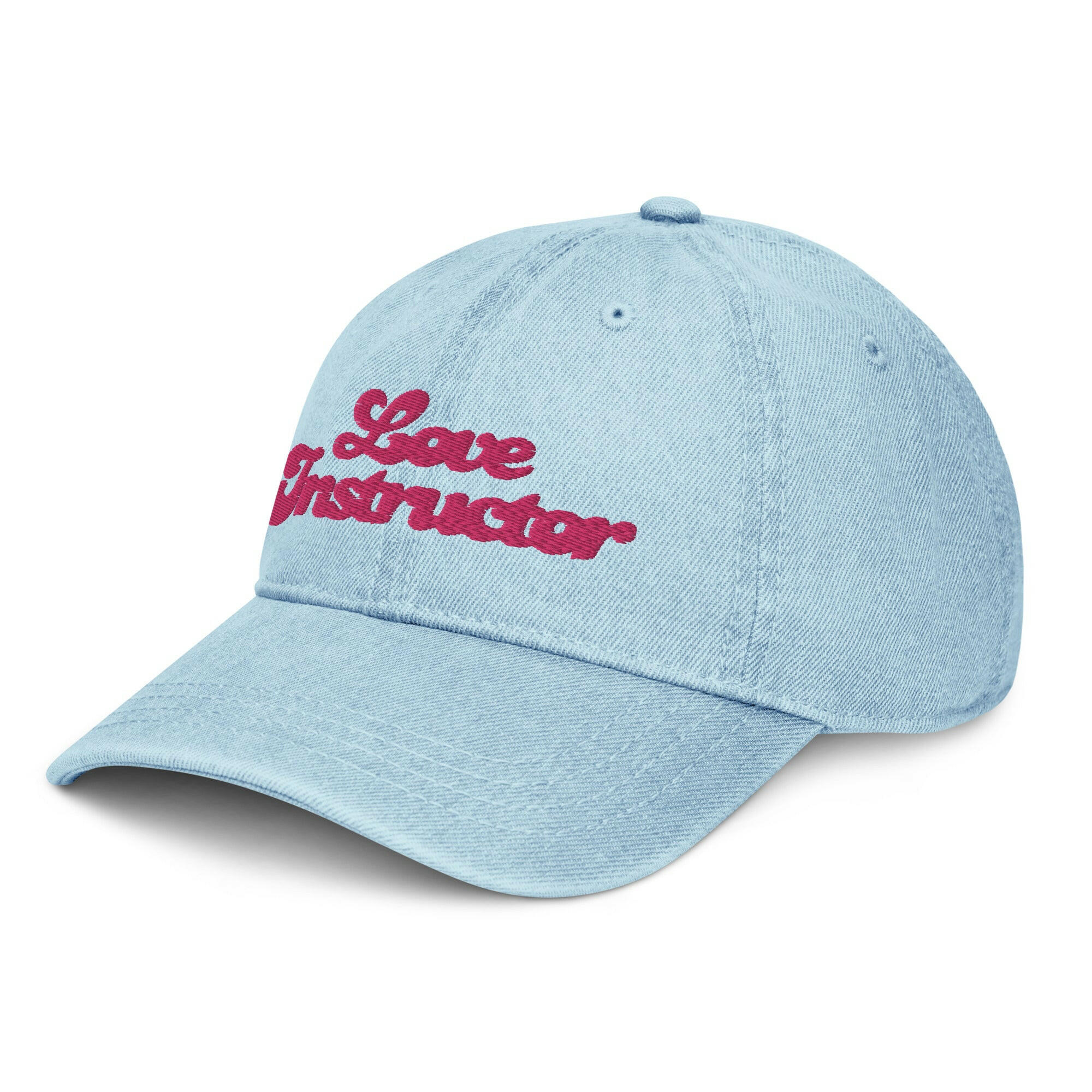 Denim cap Love instructor