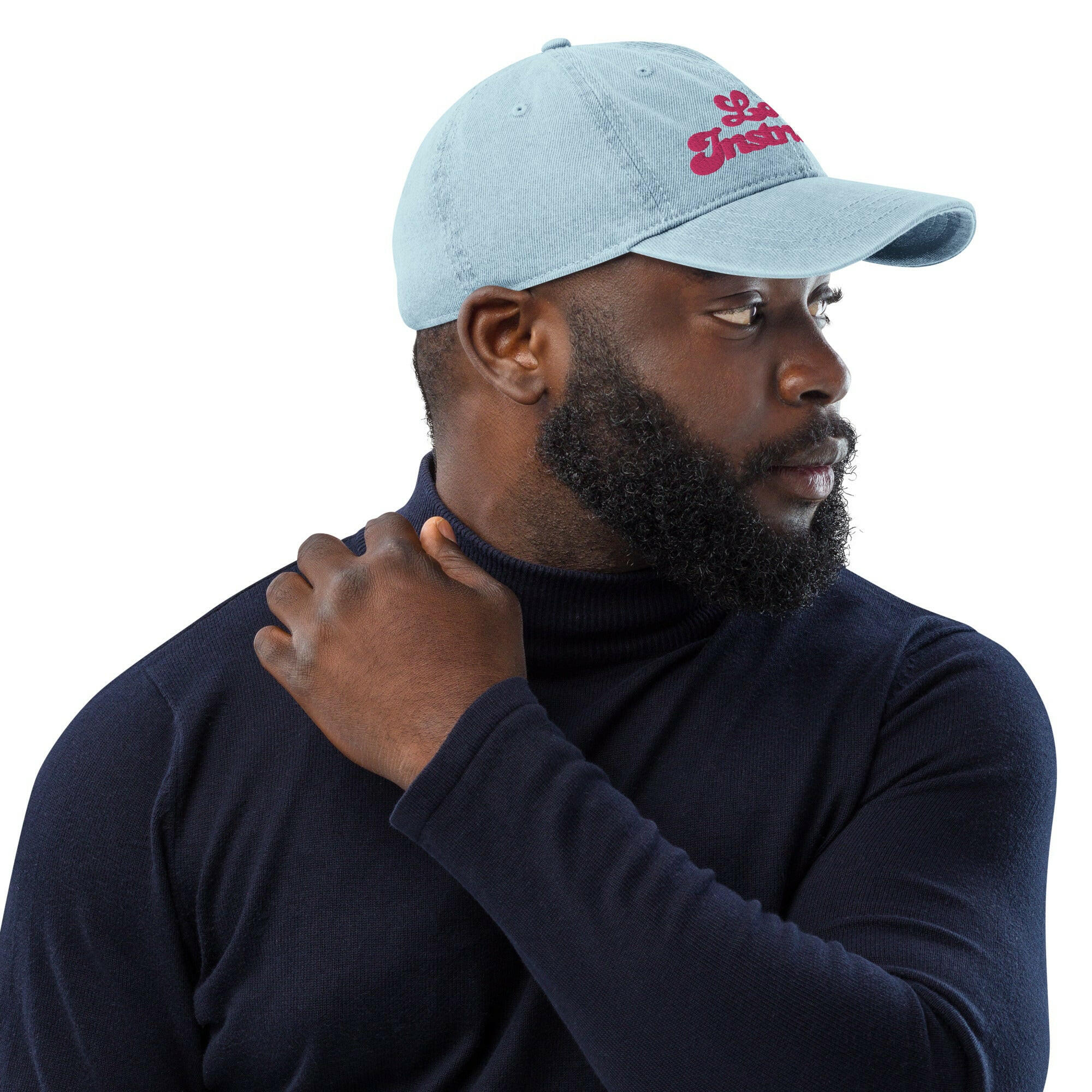 Denim cap Love instructor
