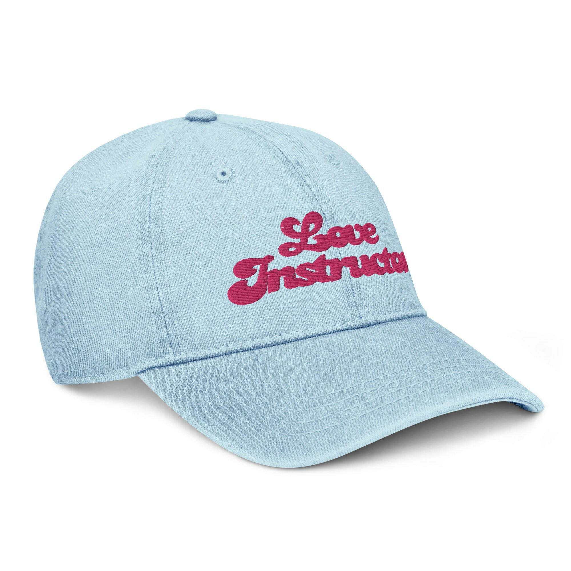 Denim cap Love instructor