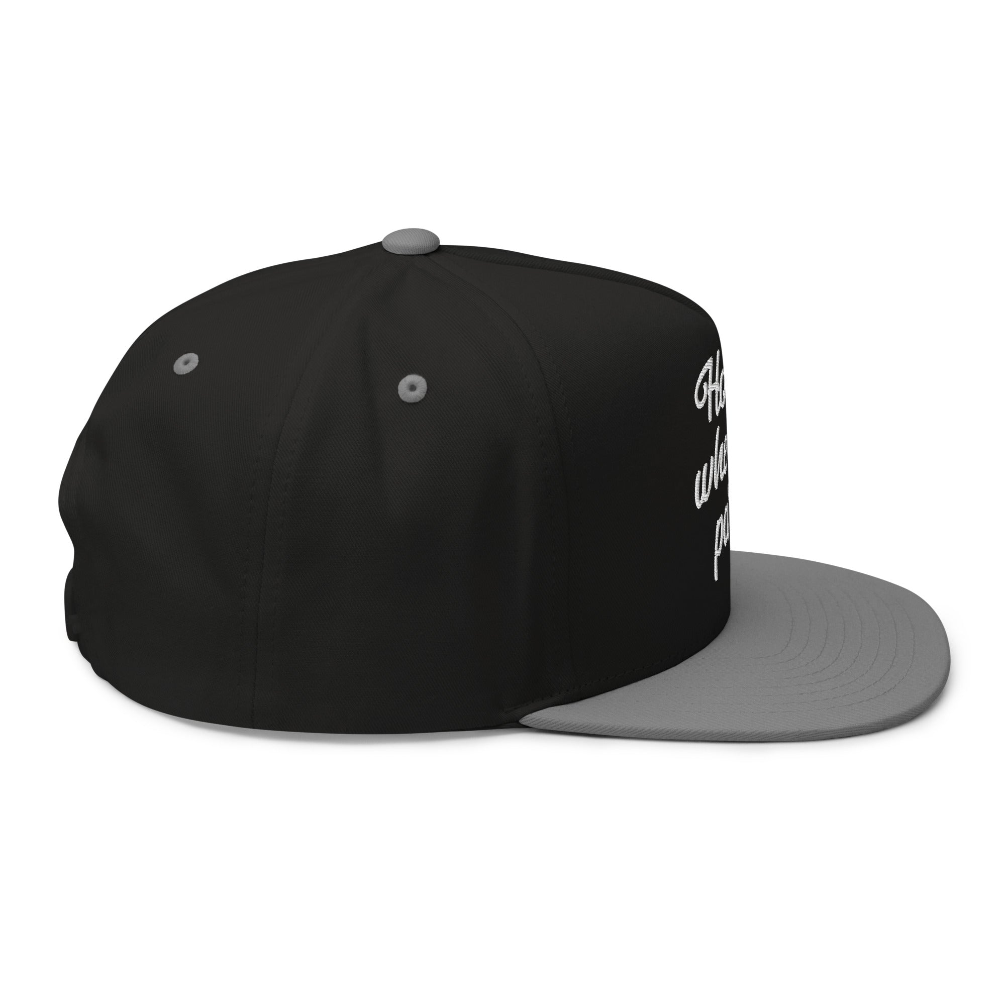 Flat Bill Cap Home is where you park it