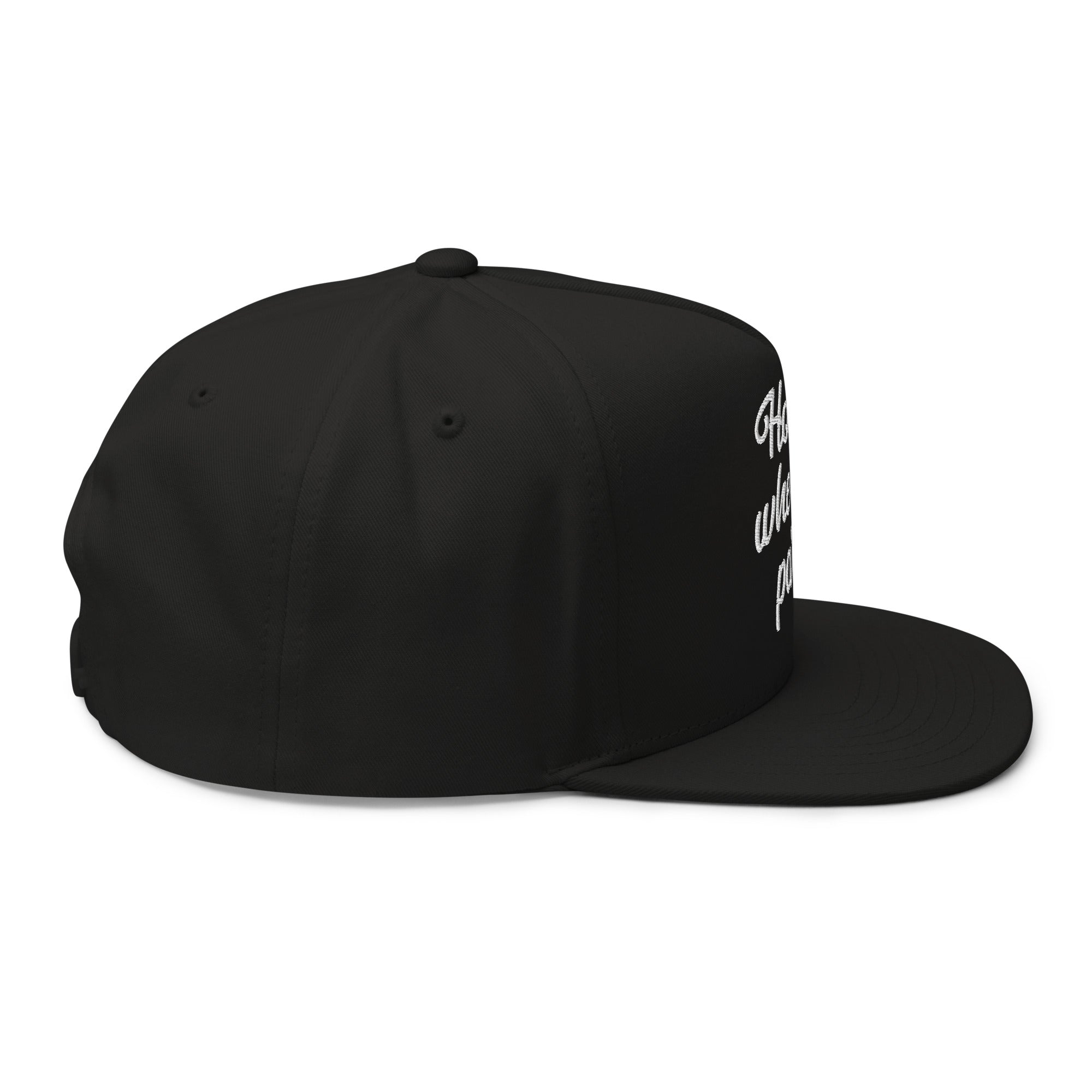 Flat Bill Cap Home is where you park it