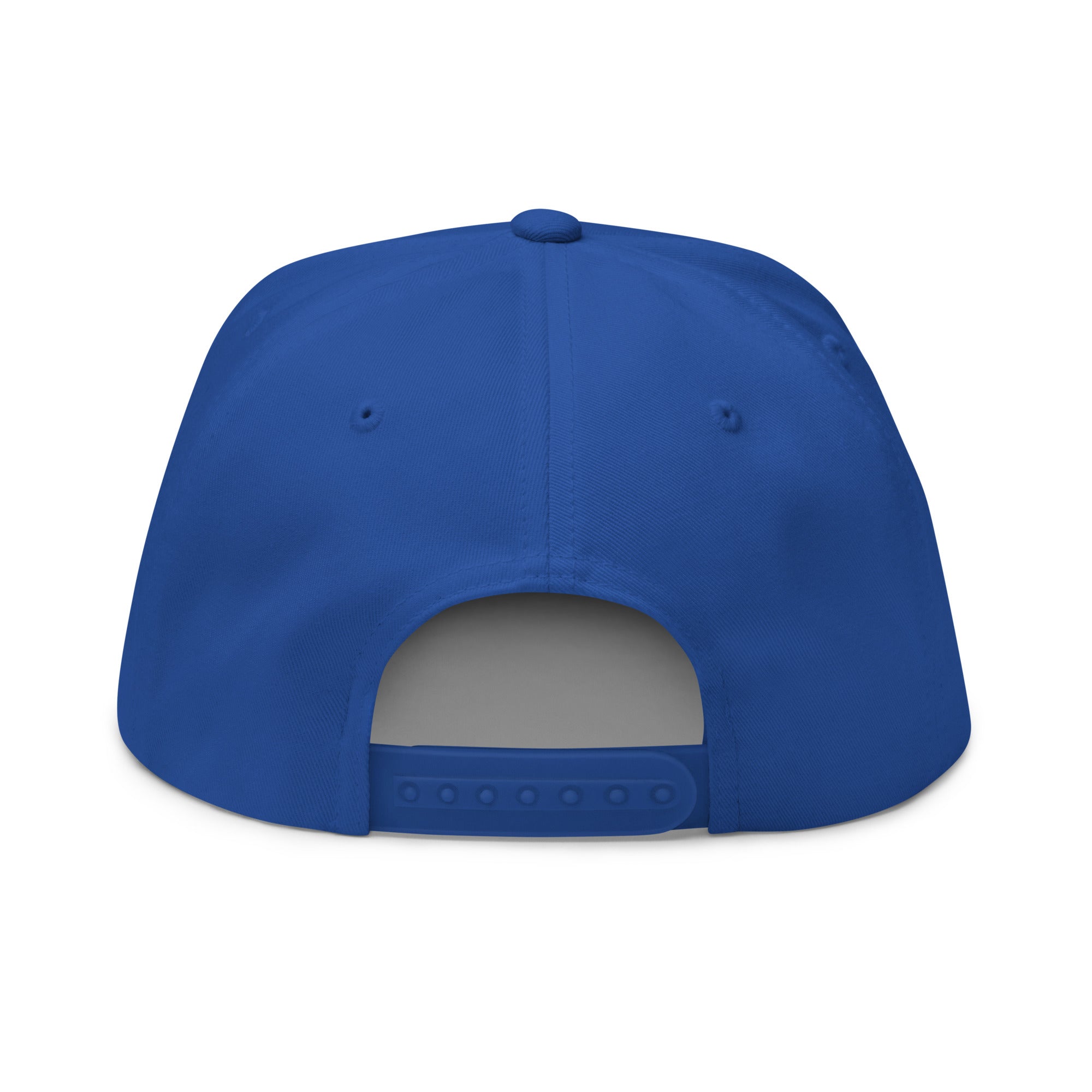 Flat Bill Cap Ski Bum Free camping is not a crime multicolor embroidered pattern