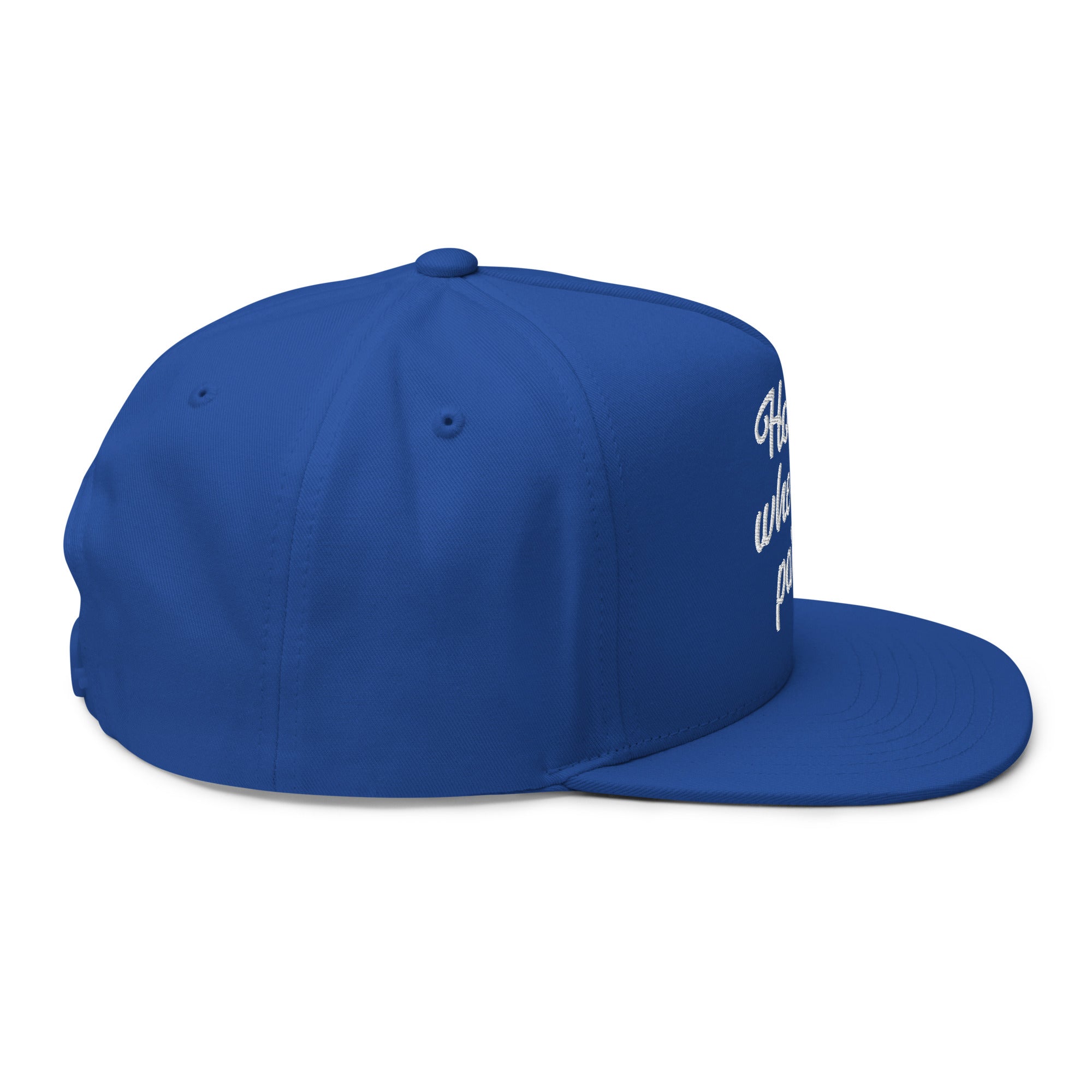 Flat Bill Cap Home is where you park it