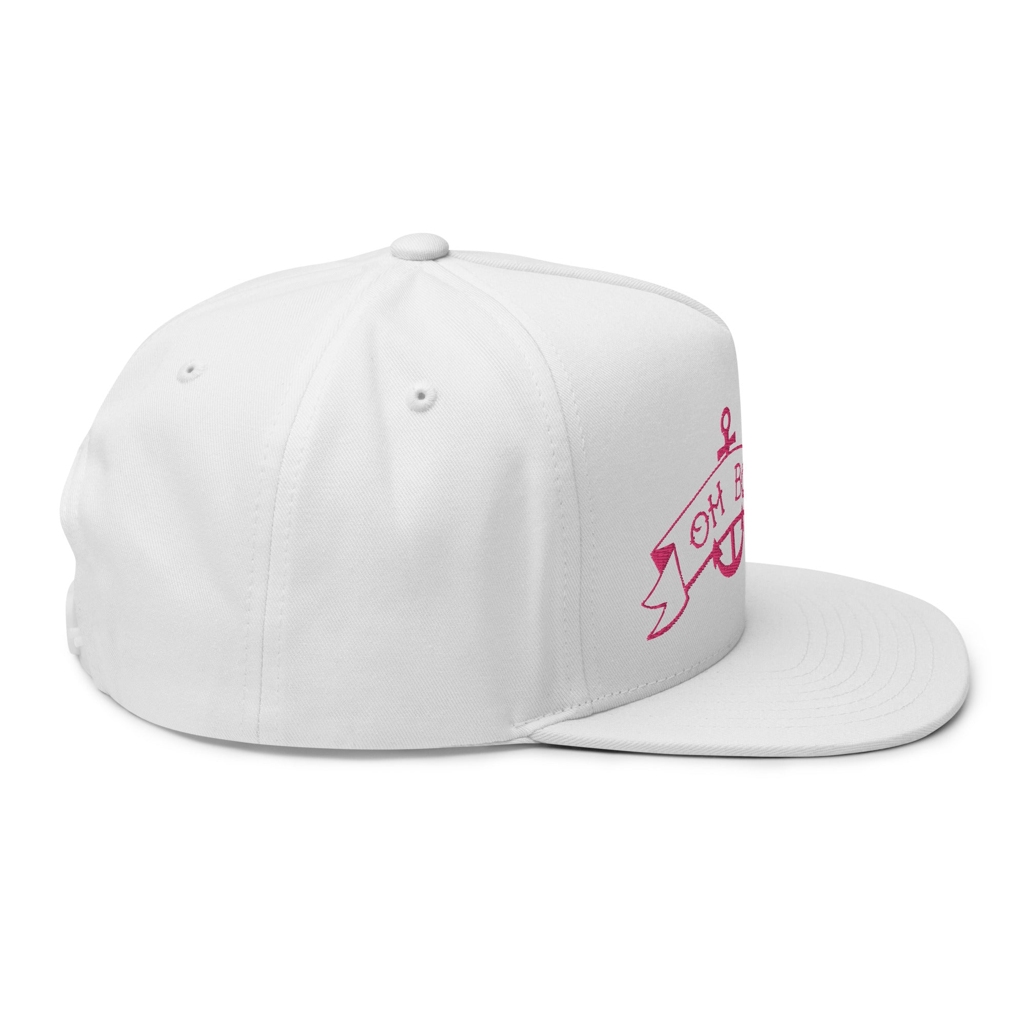 Casquette à Visière Plate en coton sergé Oh Bonne Mer Tattoo Flamingo