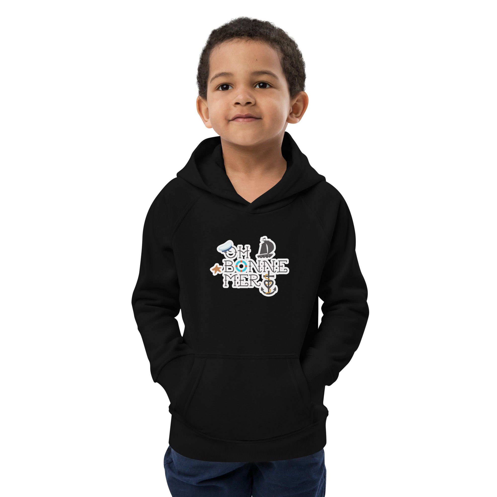 Sweat à capuche écologique pour enfants Oh Bonne Mer 3