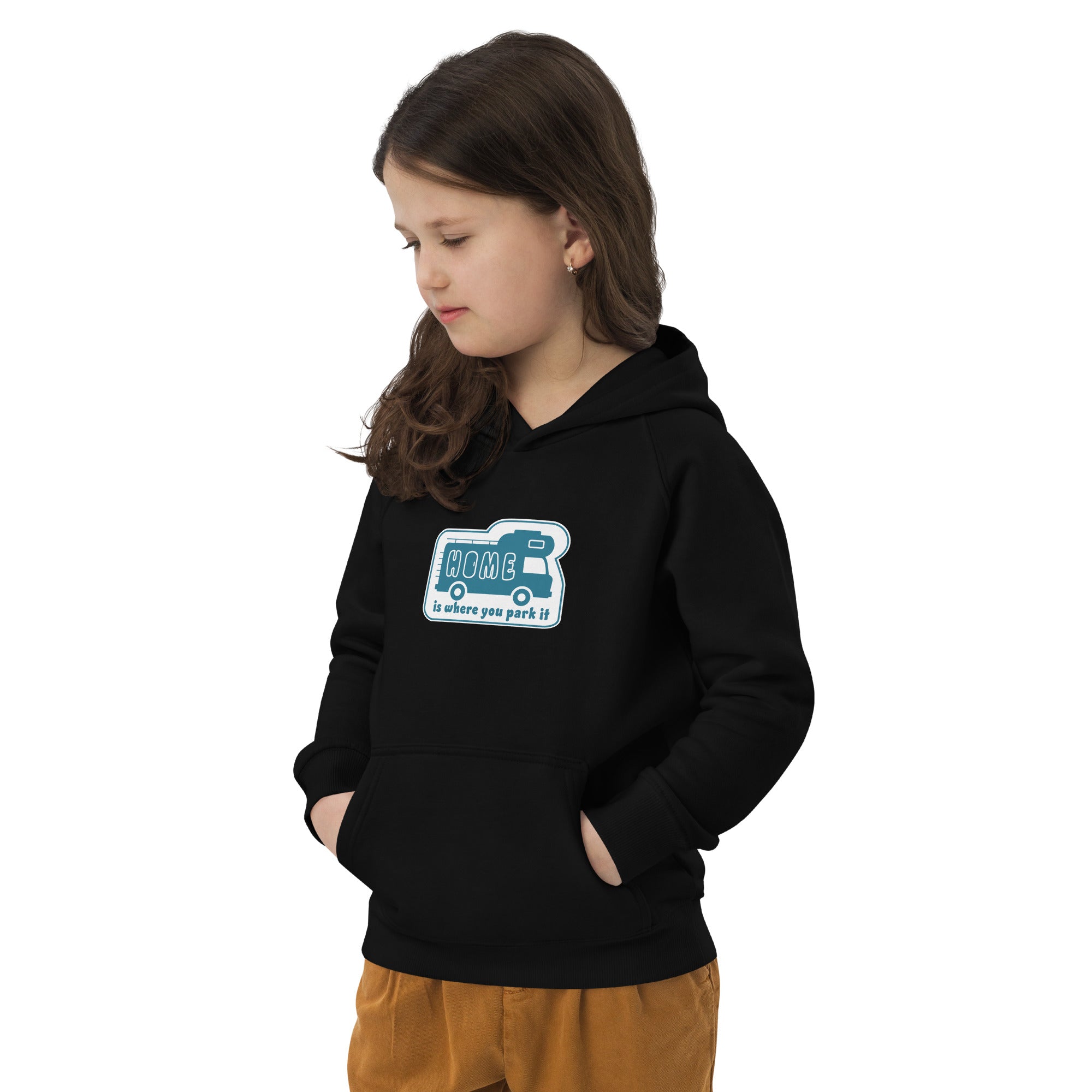 Sweat à capuche écologique pour enfants Bold Camper Van