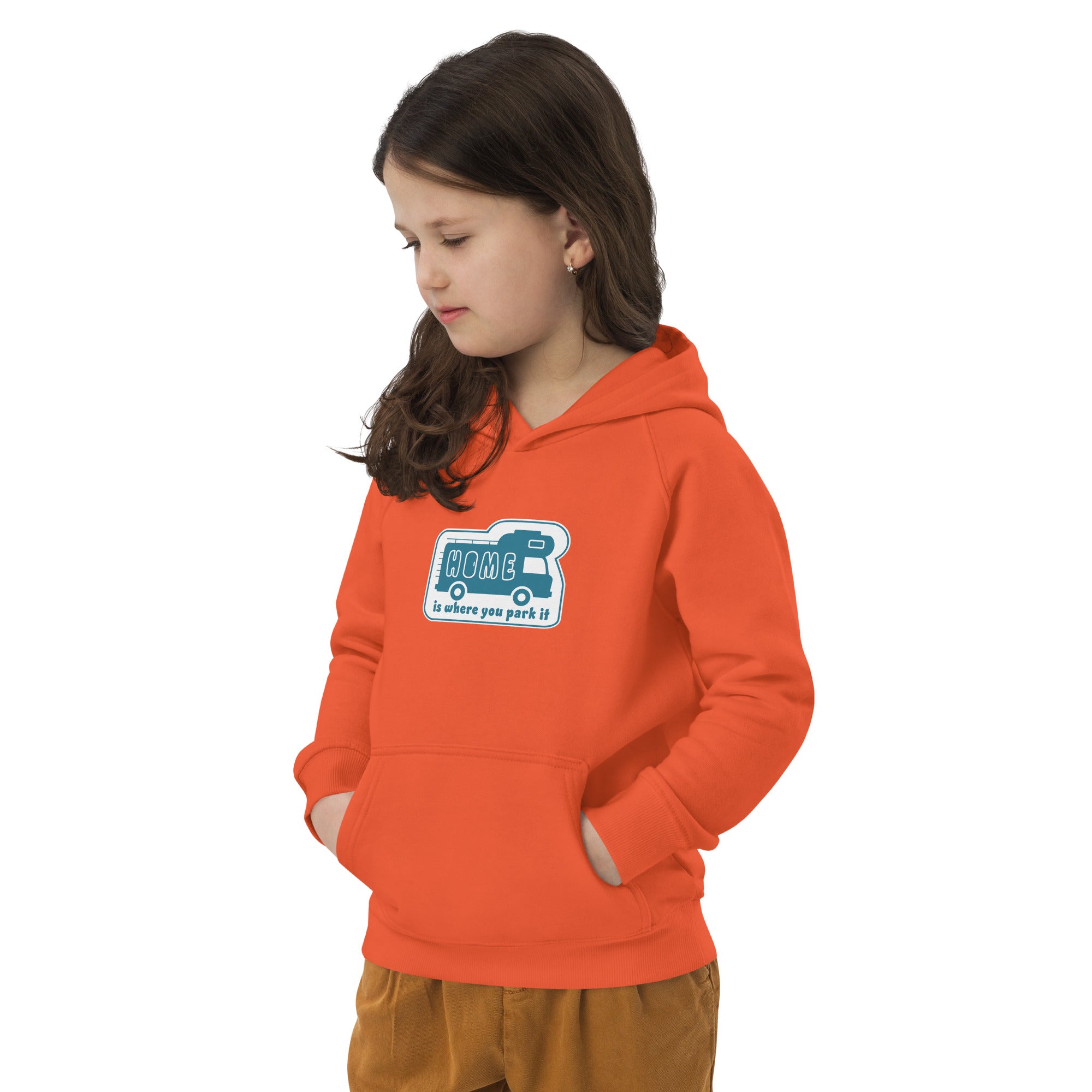 Sweat à capuche écologique pour enfants Bold Camper Van