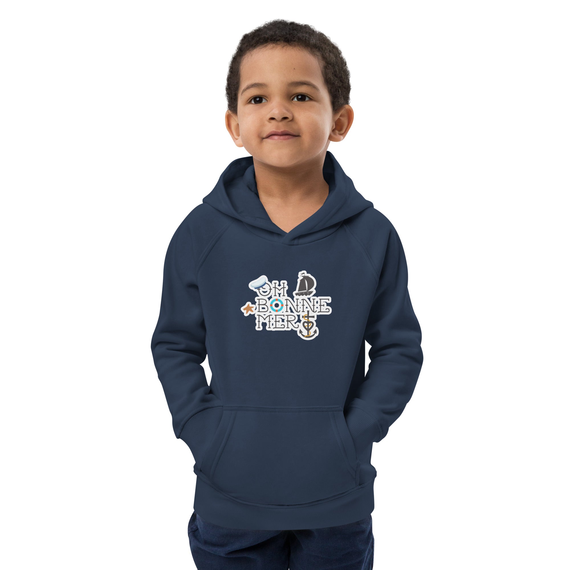 Sweat à capuche écologique pour enfants Oh Bonne Mer 3