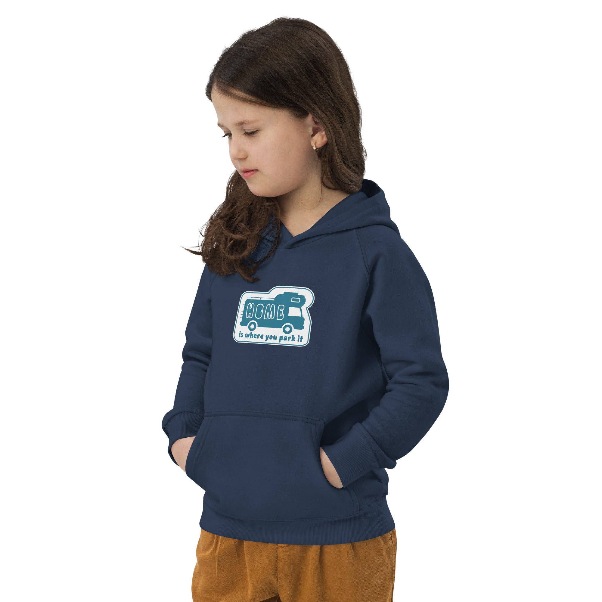 Sweat à capuche écologique pour enfants Bold Camper Van