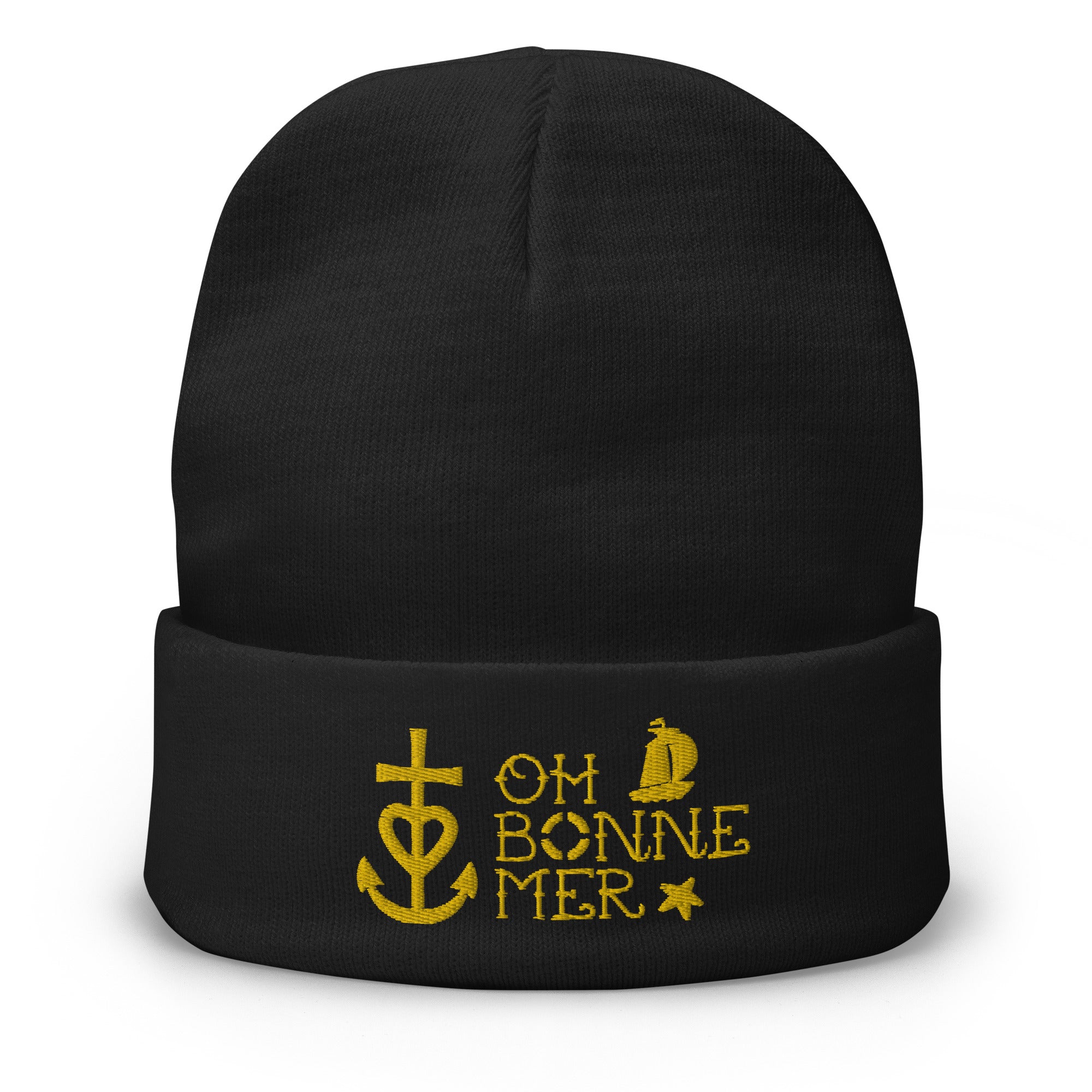 Bonnet en tricot côtelé Oh Bonne Mer 2 doré